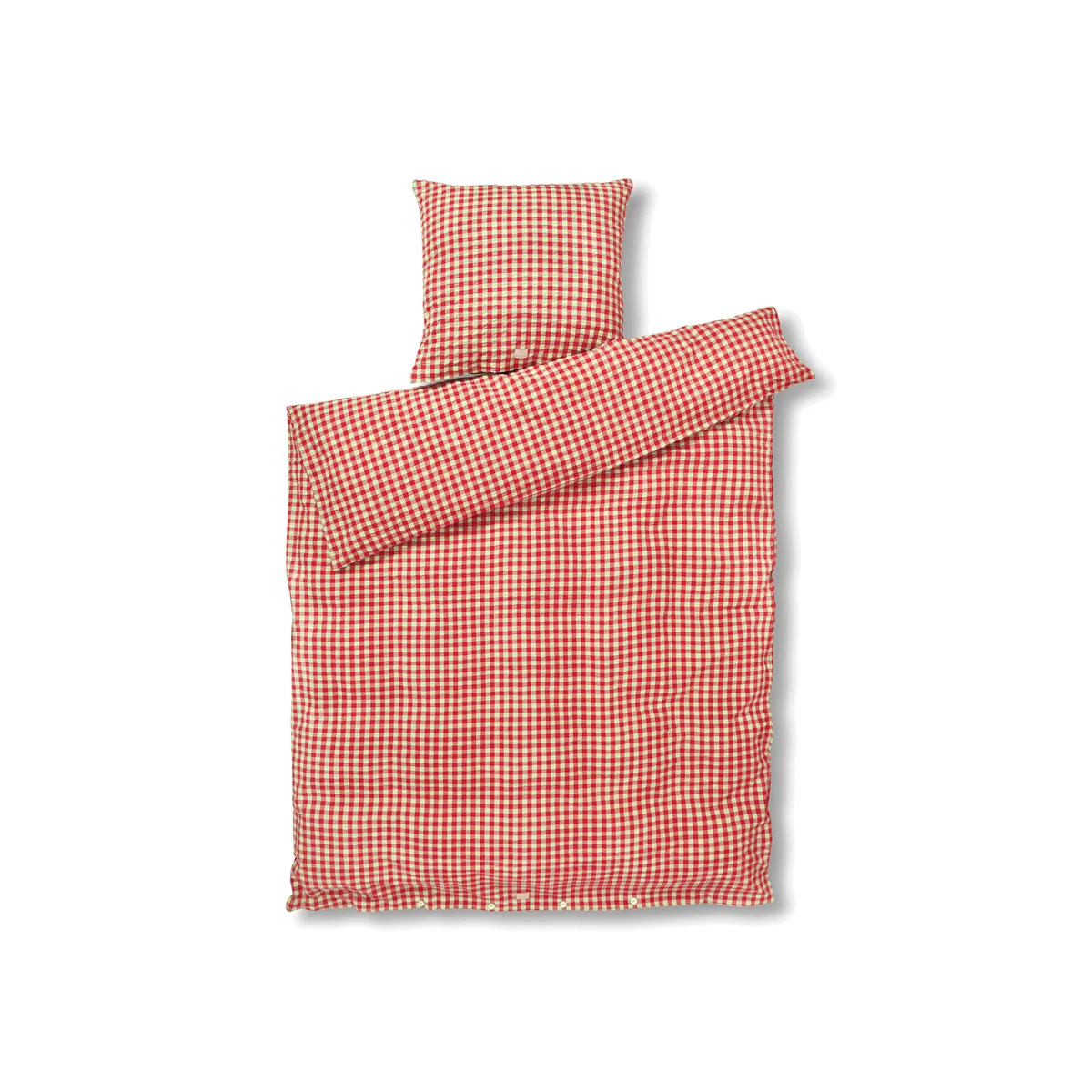 Juna Bæk&Bølge bed set 150x210 cm Red-yellow – image 1