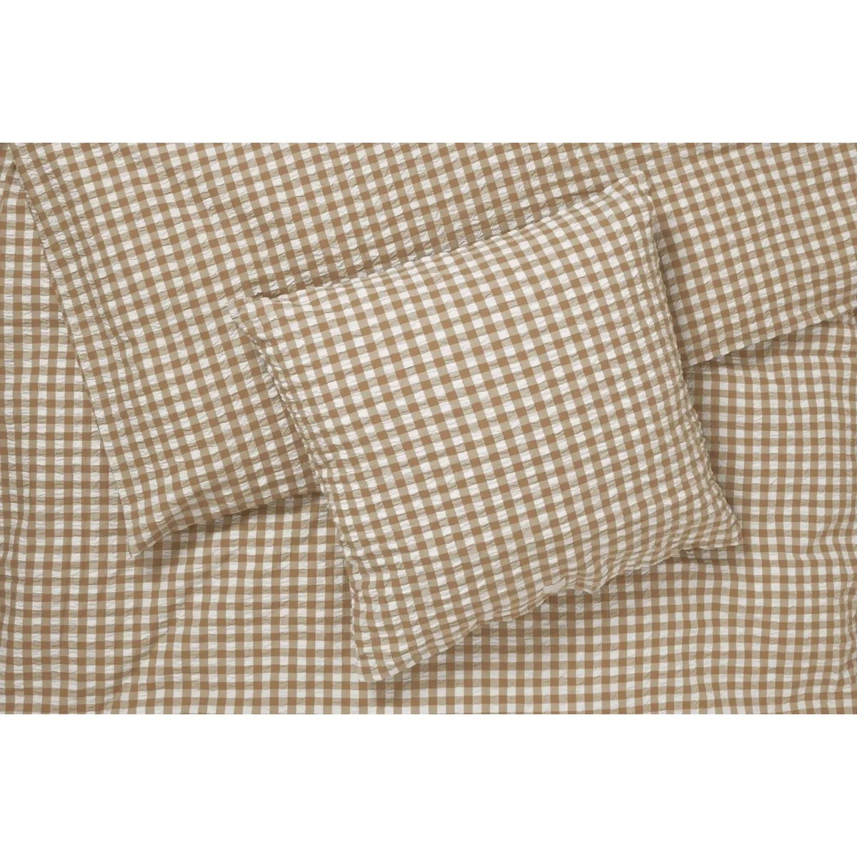 Juna Bæk&Bølge bed set 220x220 cm Caramel-offwhite – image 3