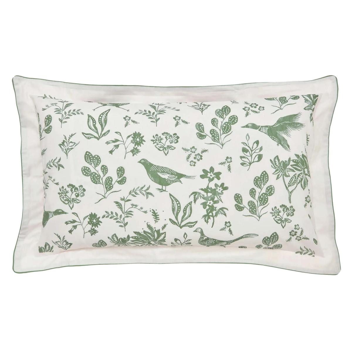 Joules Festival Pheasants Duvet Set - Green - Single – image 5