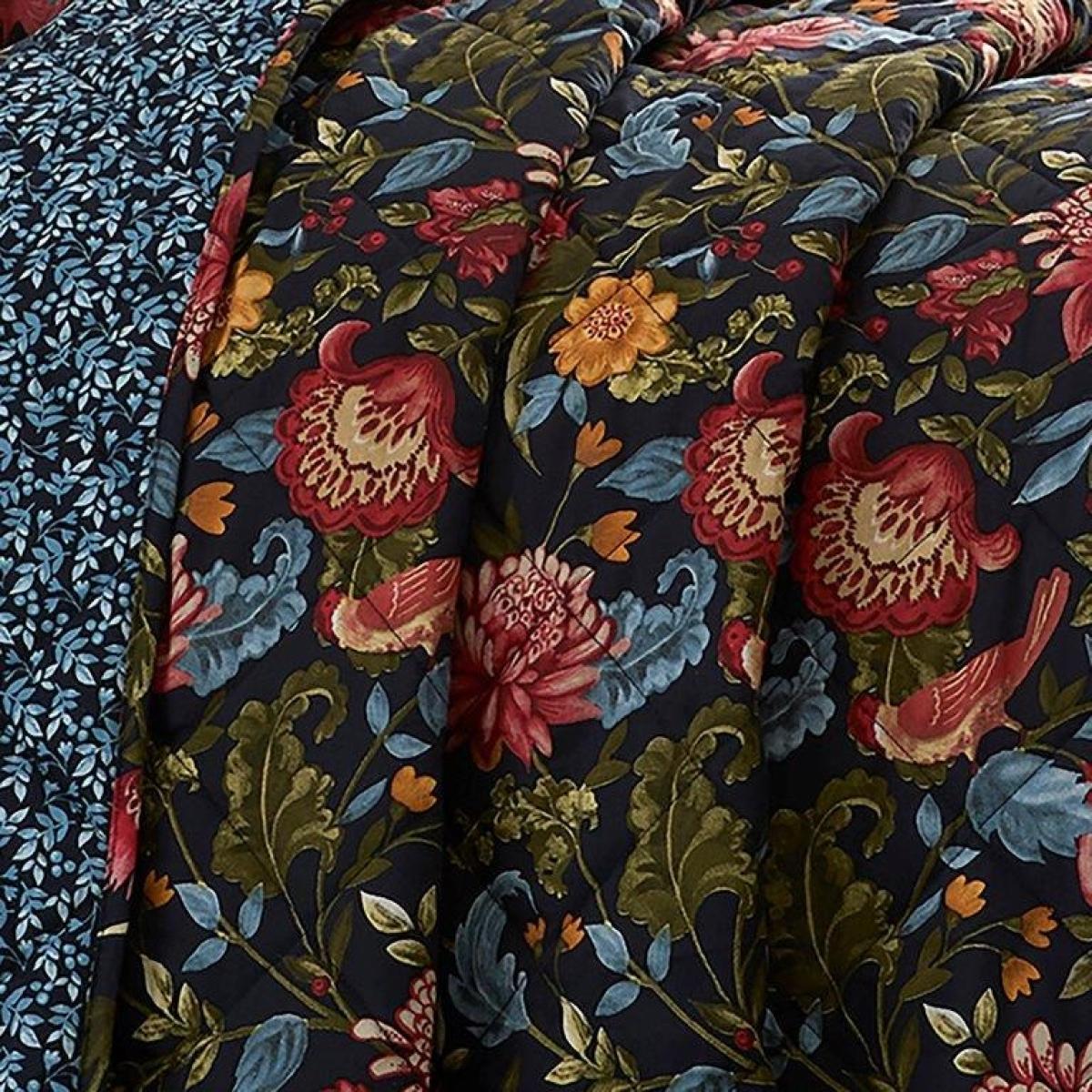 Dreams and Drapes Bejewelled Duvet Set - Navy - Single – image 3