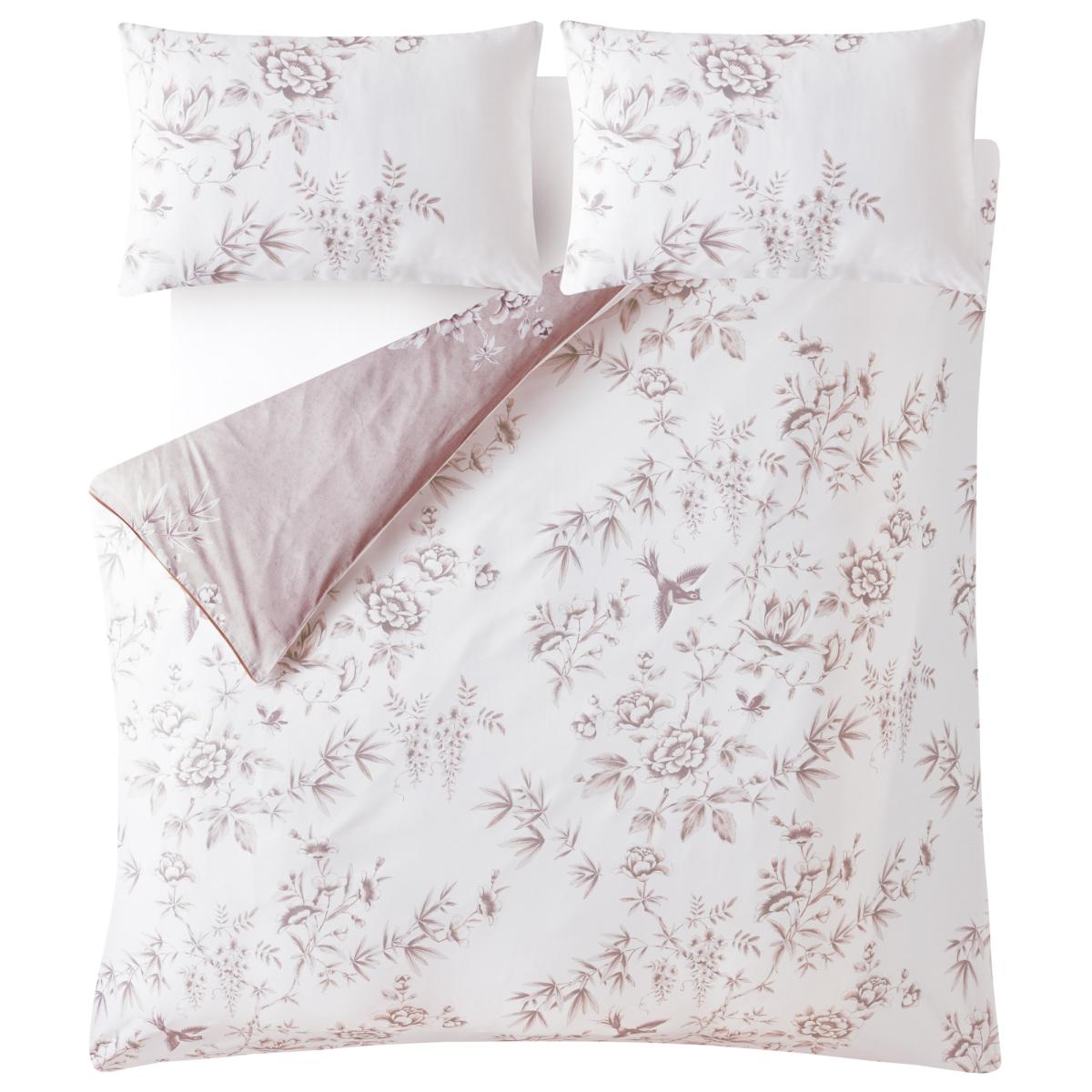 Laura Ashley Rowsham Garden Dark Blush Duvet Set - Pink - Double – image 6