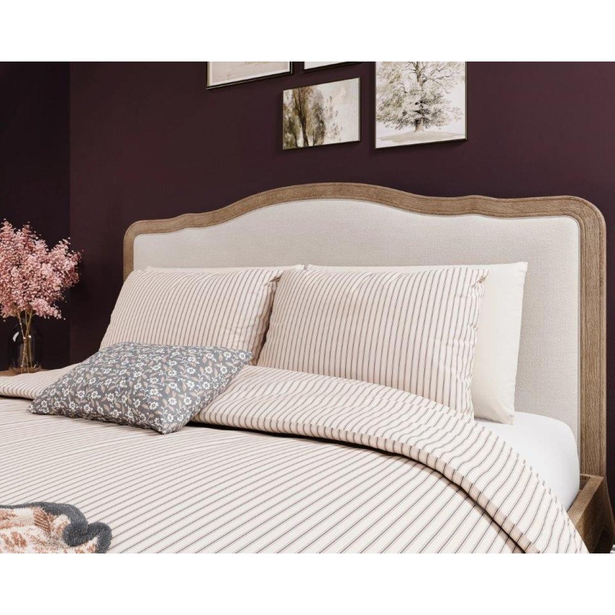 Helena Springfield Ticking Stripe Duvet Set - Graphite/Copper - Super King – image 3