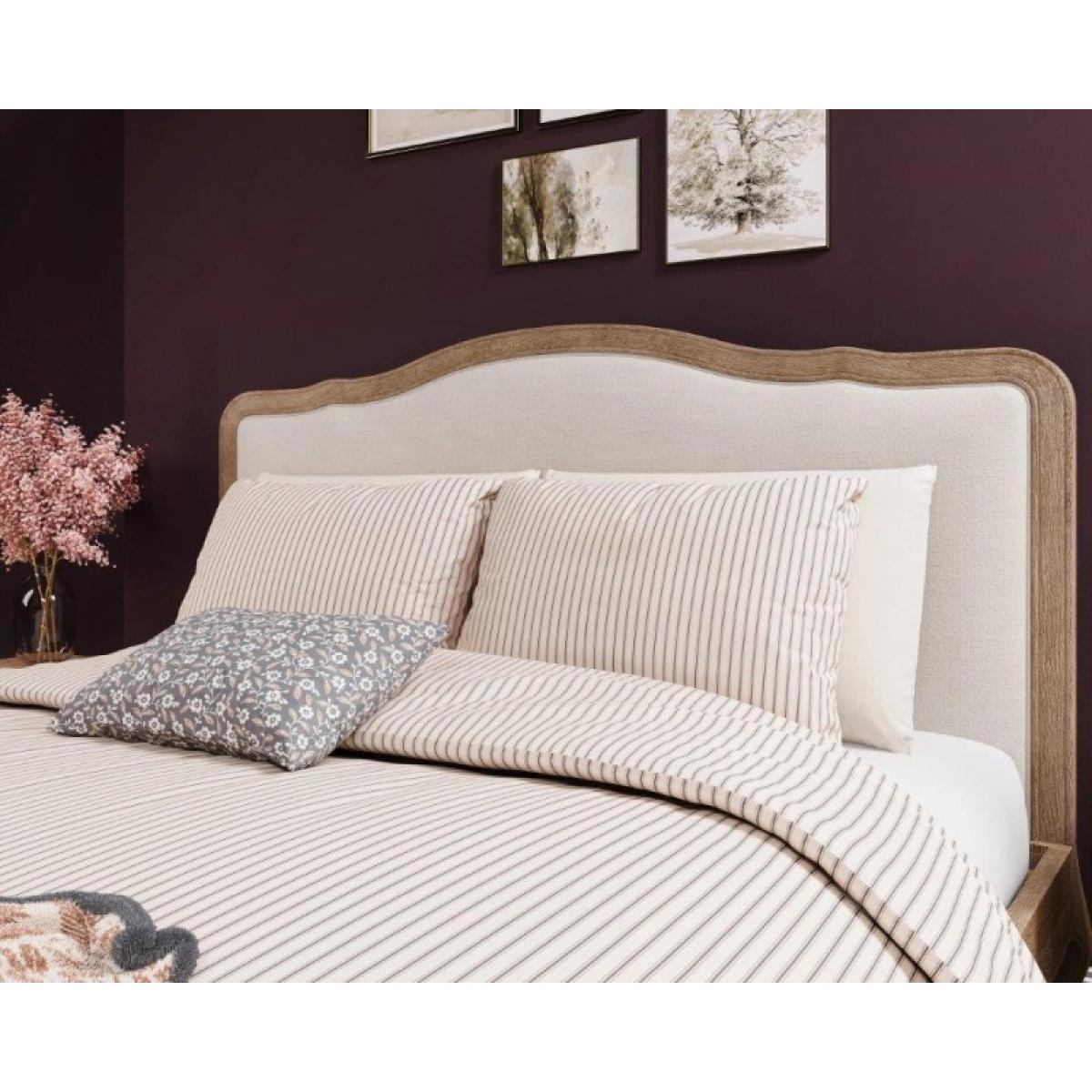Helena Springfield Ticking Stripe Duvet Set - Graphite/Copper - Super King – image 5
