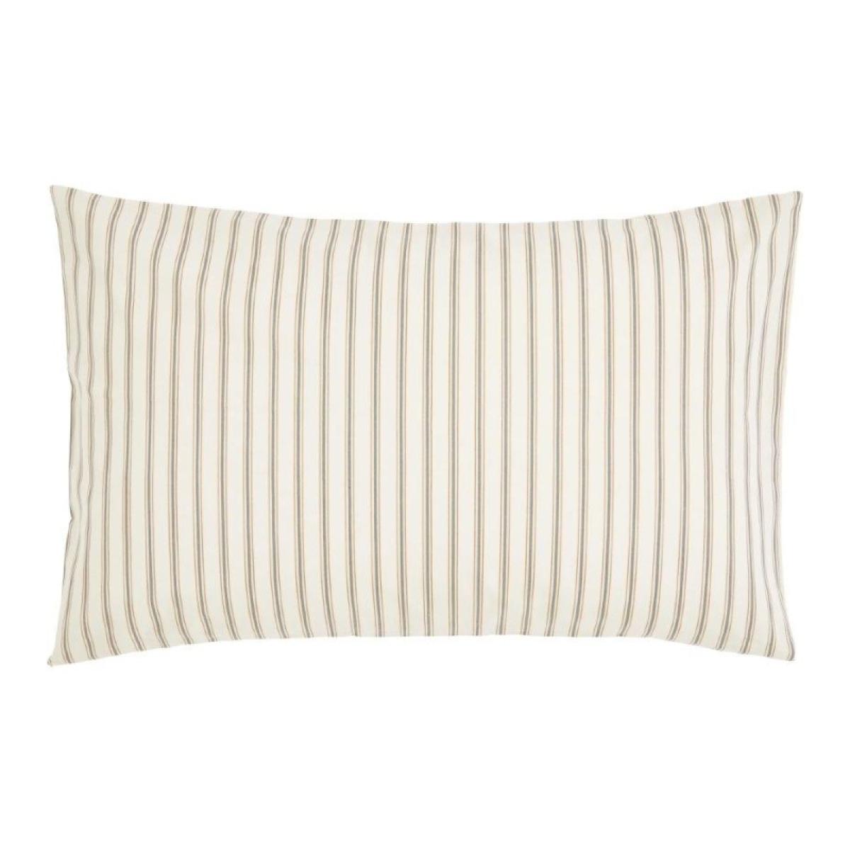 Helena Springfield Ticking Stripe Duvet Set - Graphite/Copper - Super King – image 6