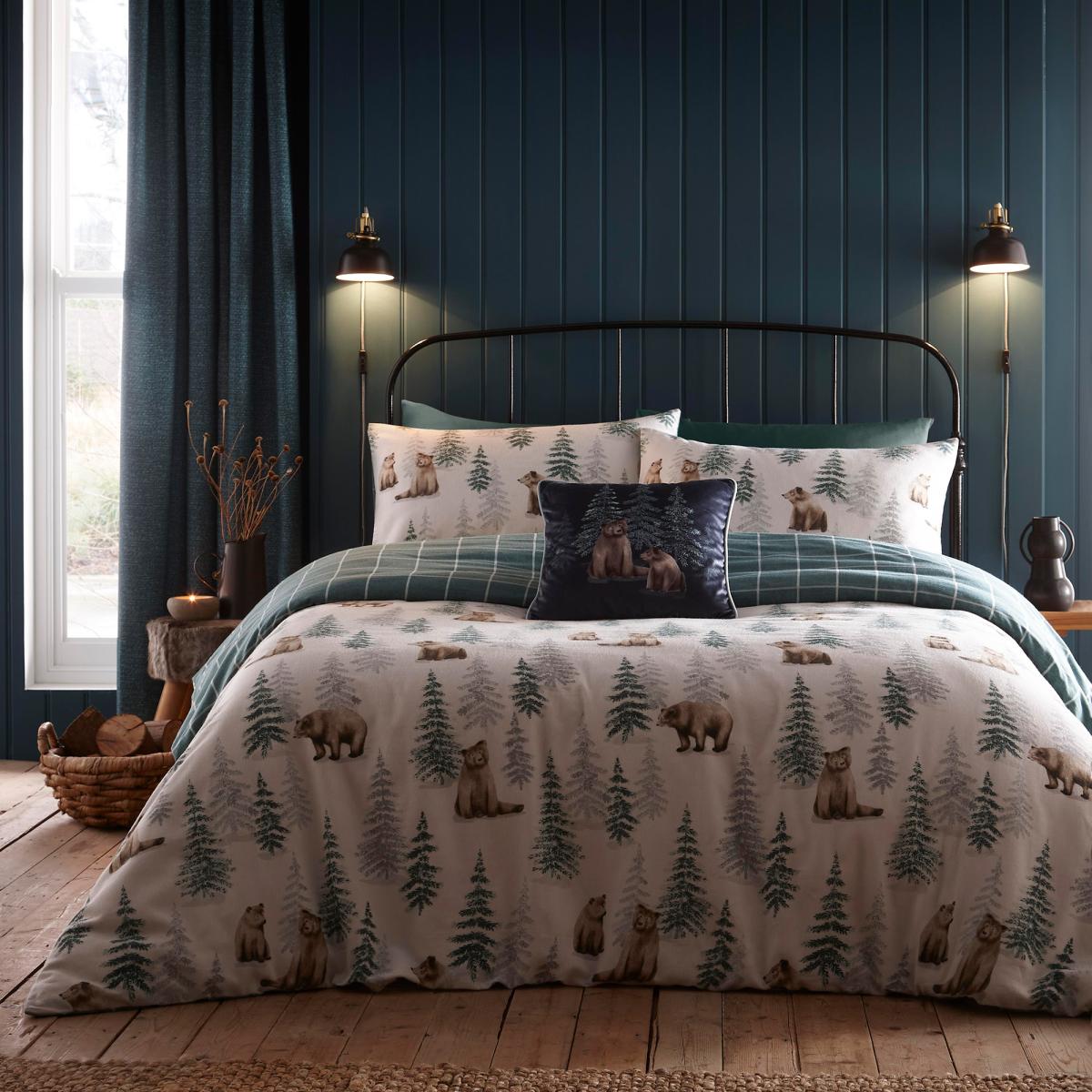 Dreams and Drapes Bear Walks Duvet Set - Natural - King – image 3