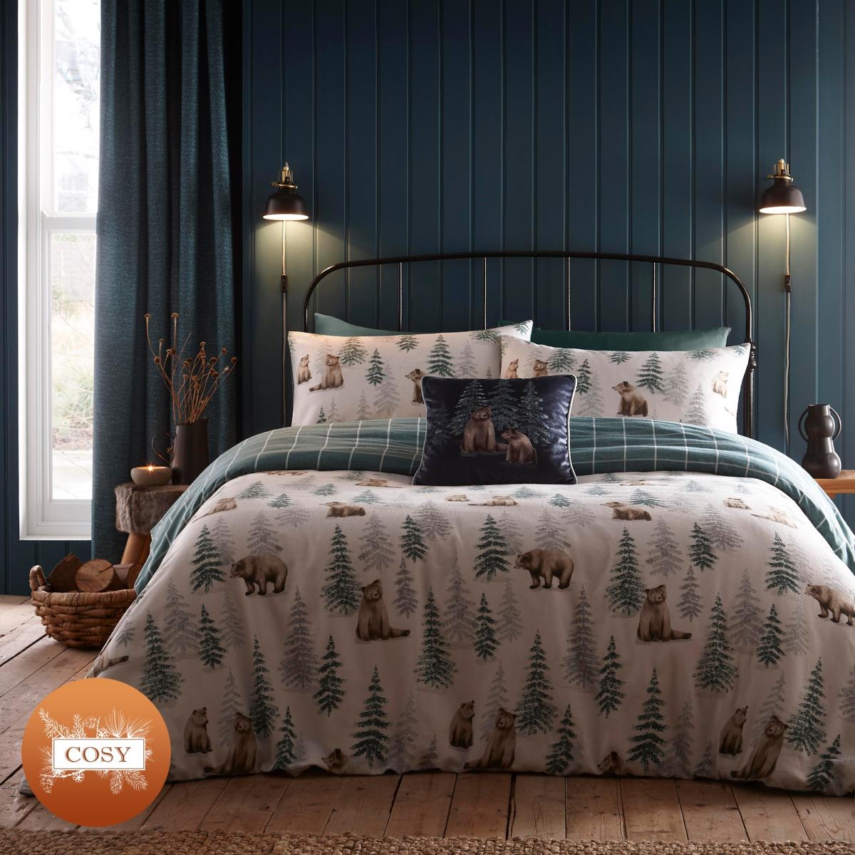 Dreams and Drapes Bear Walks Duvet Set - Natural - King – image 4
