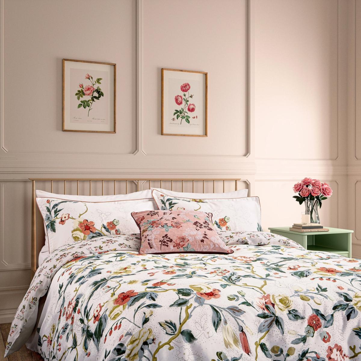 English Heritage Craven Street Floral Trail Duvet Set - Multi - Double – image 3