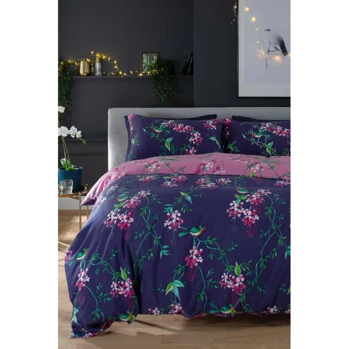 Deyongs Bird Garden Duvet Set - Plum - Single – image 2