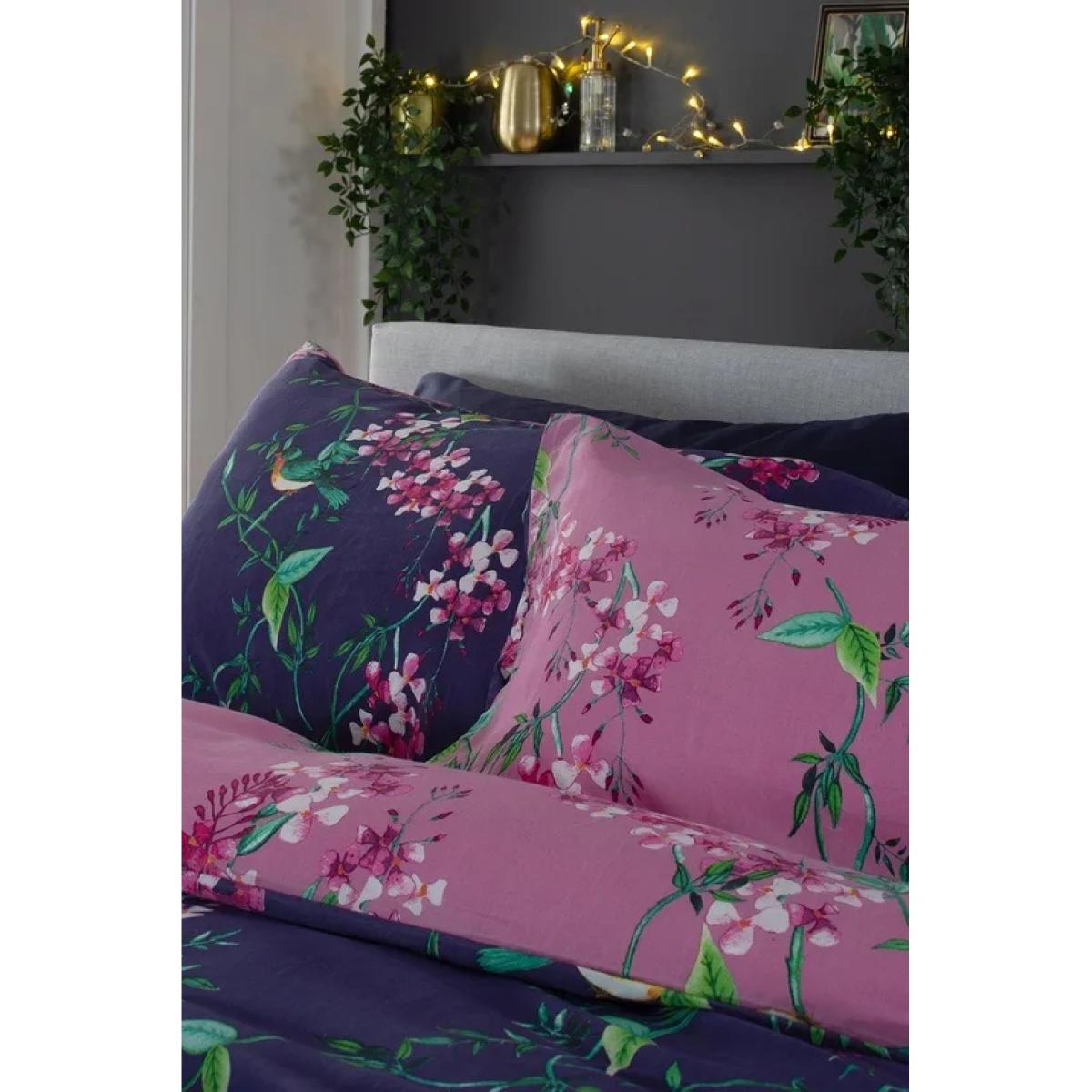 Deyongs Bird Garden Duvet Set - Plum - Single – image 4