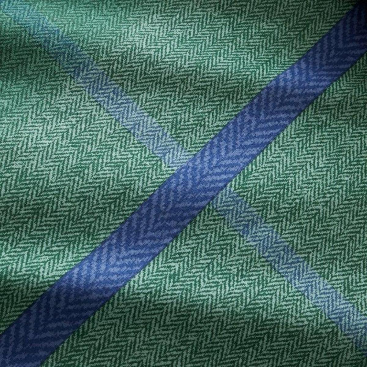 Catherine Lansfield Brushed Melrose Tweed Duvet Set - Green - King – image 3
