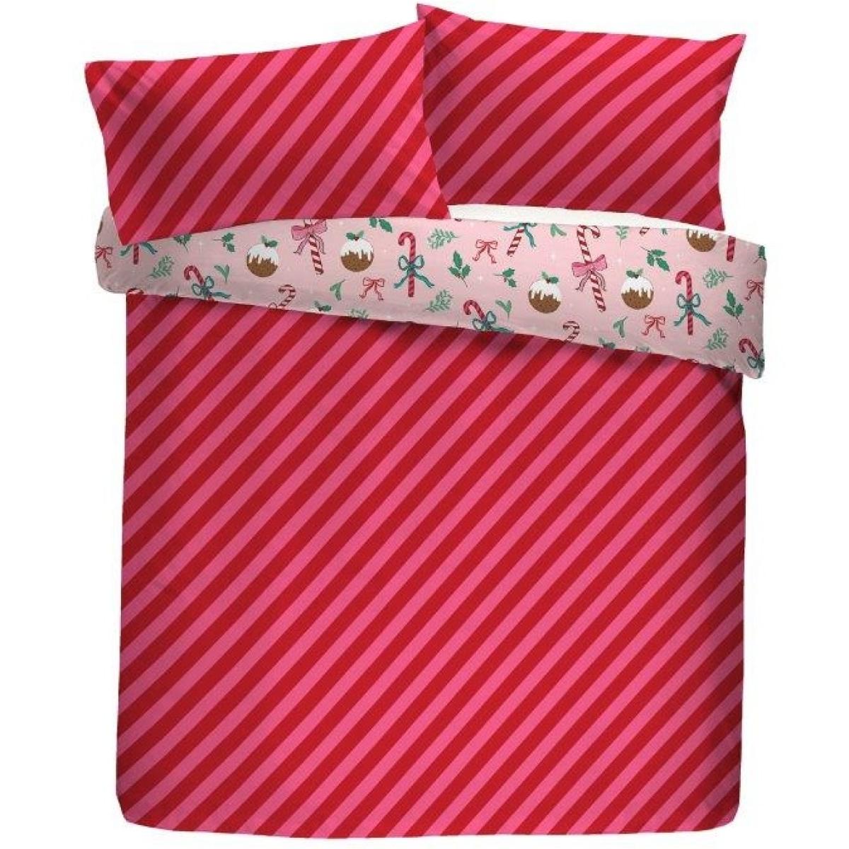 Fusion Festive Fancy Duvet Set - Pink - Single – image 6
