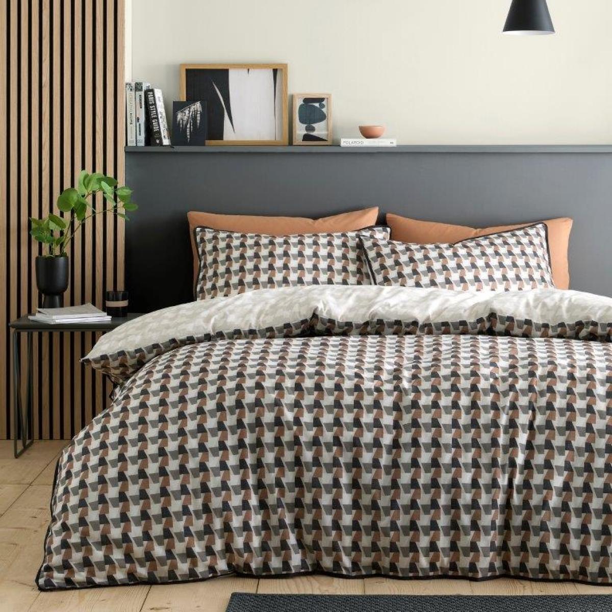 Appletree Jett Duvet Set - Brown - Super King – image 1