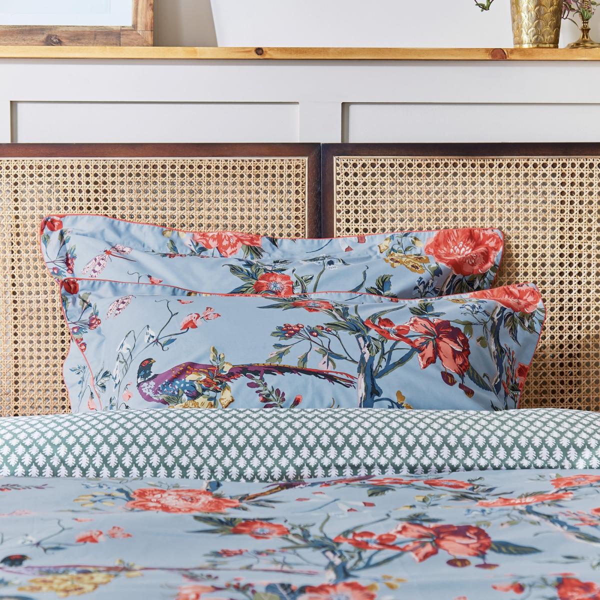 Joules Chinoise Floral Duvet Set - Blue - Double – image 3