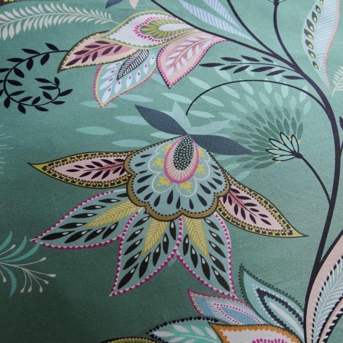 Sara Miller Passiflora Duvet Set - Sage/Stone - Super King In Stone/Sage – image 4