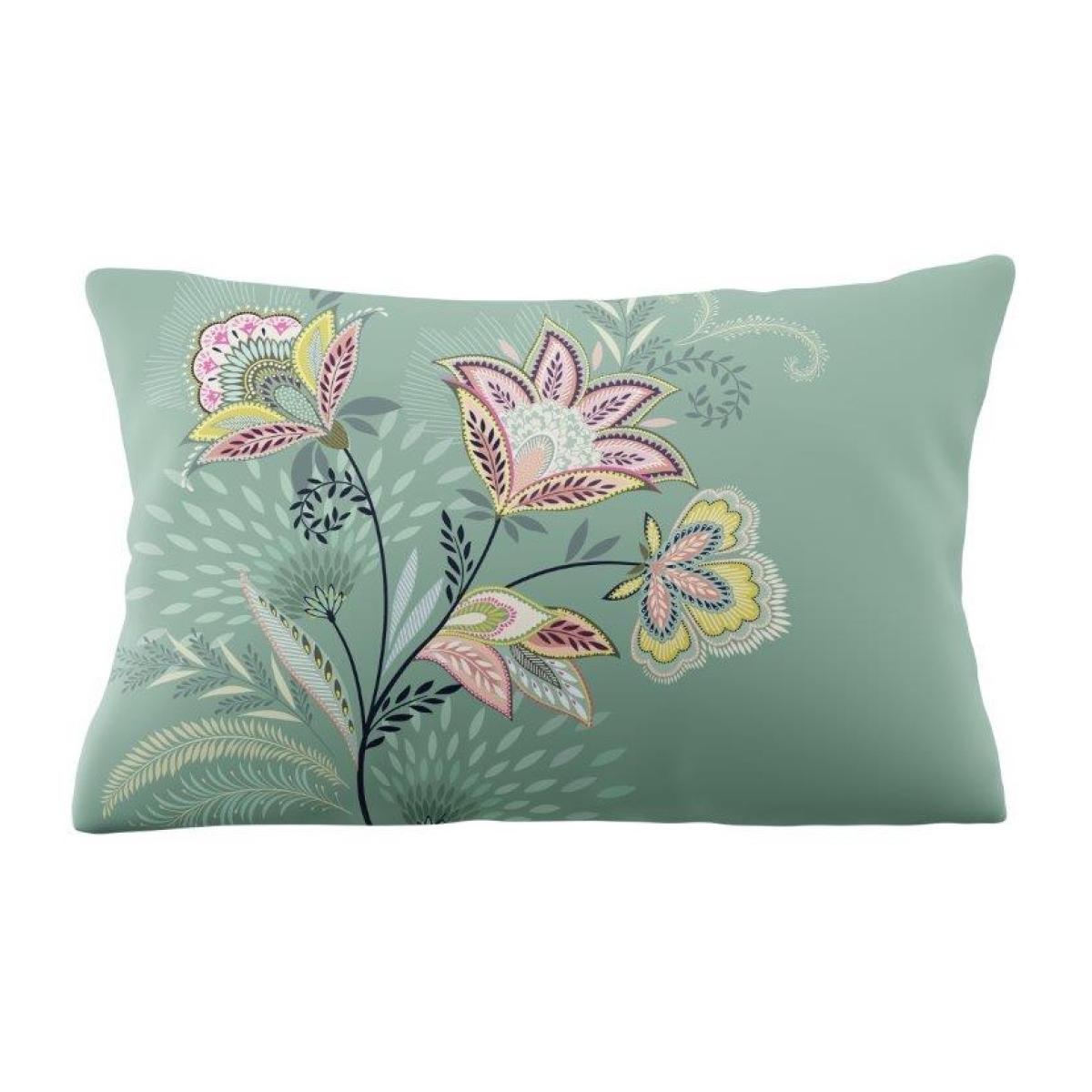Sara Miller Passiflora Duvet Set - Sage/Stone - Super King In Stone/Sage – image 9