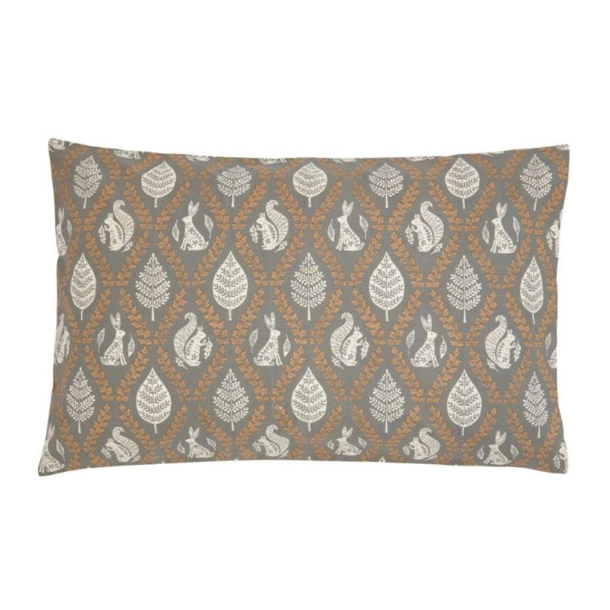 Helena Springfield Woodland Trellis Duvet Set - Graphite/Copper - Double – image 6