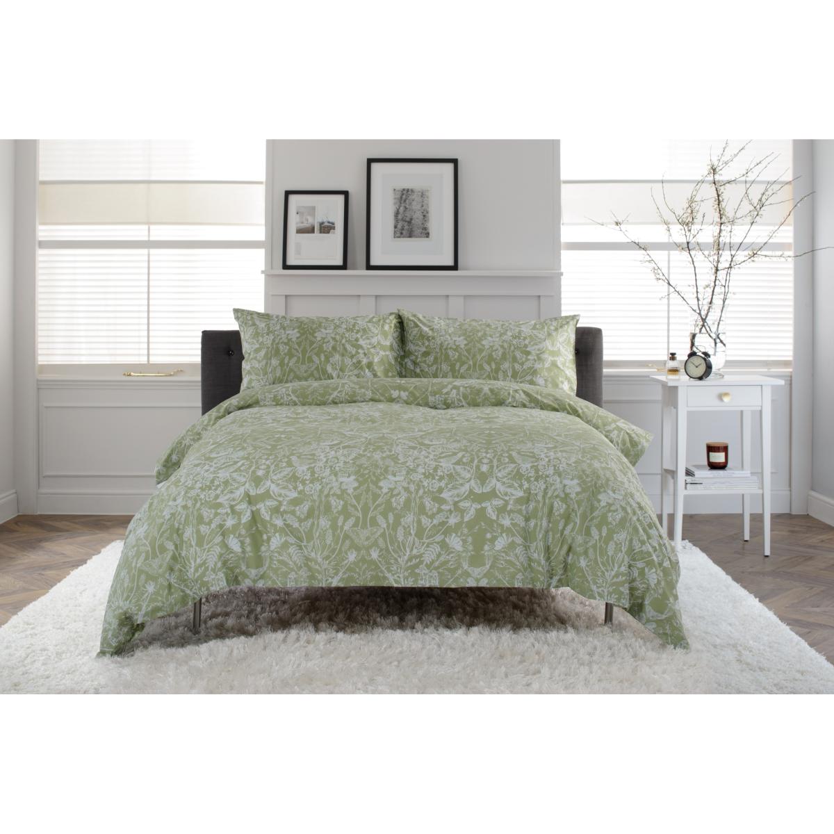 Deyongs Secret Garden Duvet Set - Sage - Super King – image 2