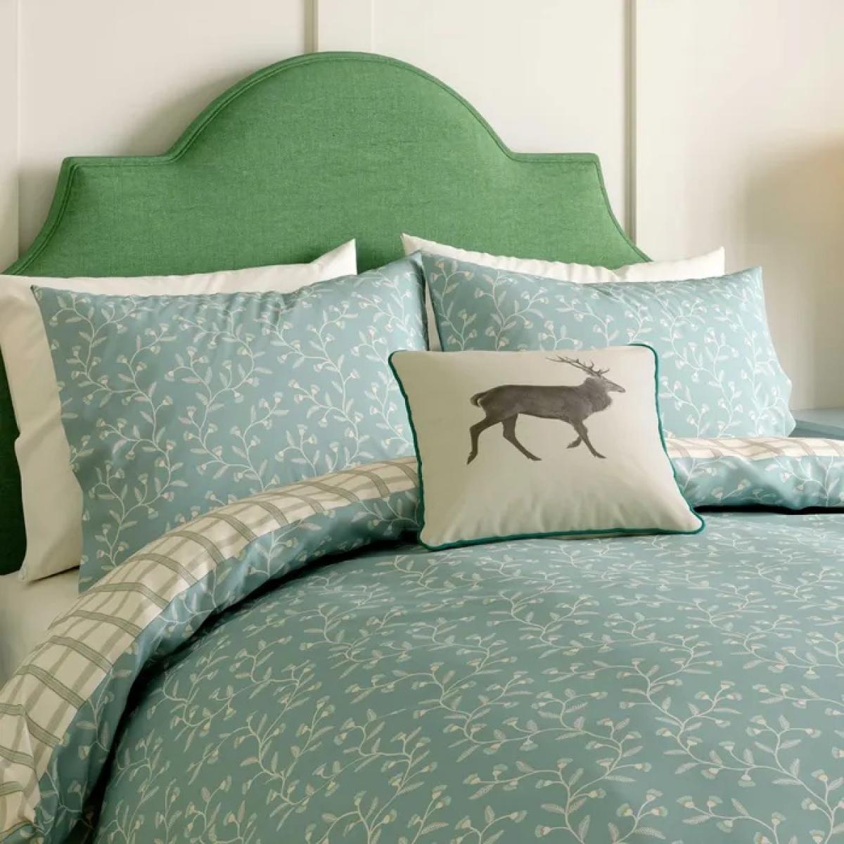 Sanderson Options Everly Duck Egg Duvet Set - Super King – image 3