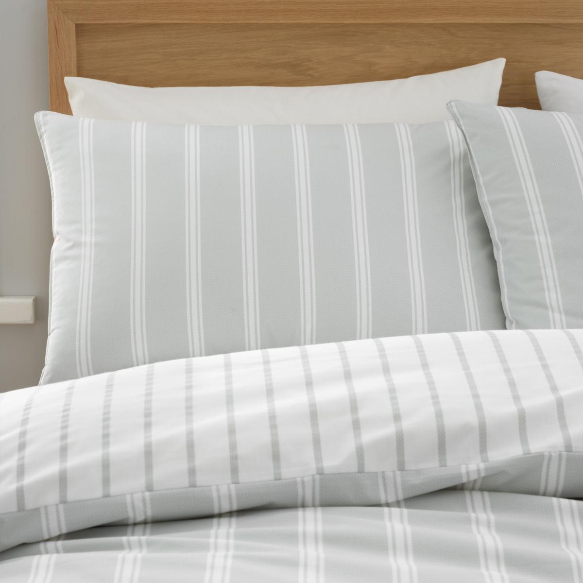Bianca Ashford Stripe Duvet Set - Silver - King – image 2