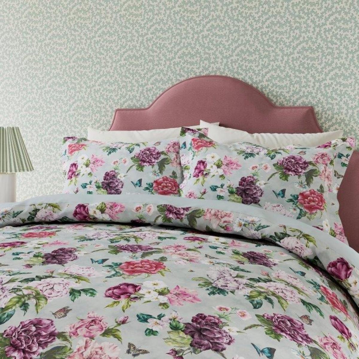 Sanderson National Trust Summer Peony Duvet Set - Multi - King – image 2