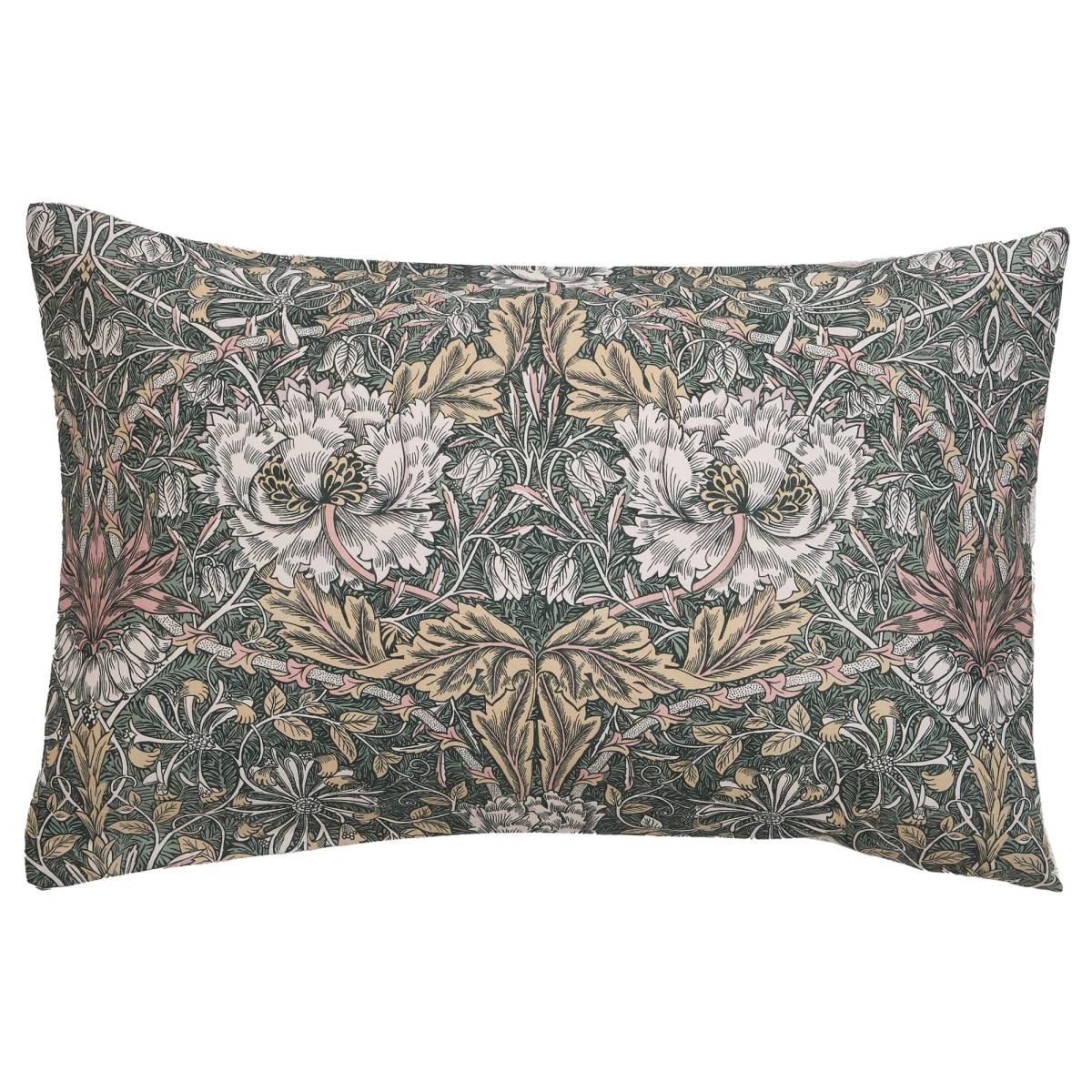 William Morris At Home Honeysuckle and Tulip Duvet Set - Sage/Plaster - Super King – image 6