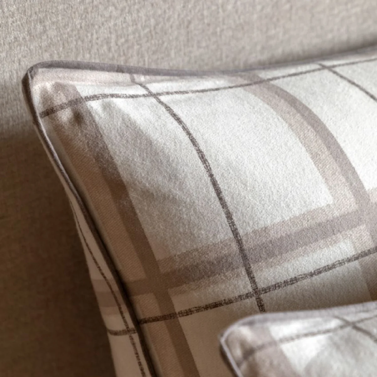 Bramble Check Brushed Cotton Duvet Set, Double – image 6