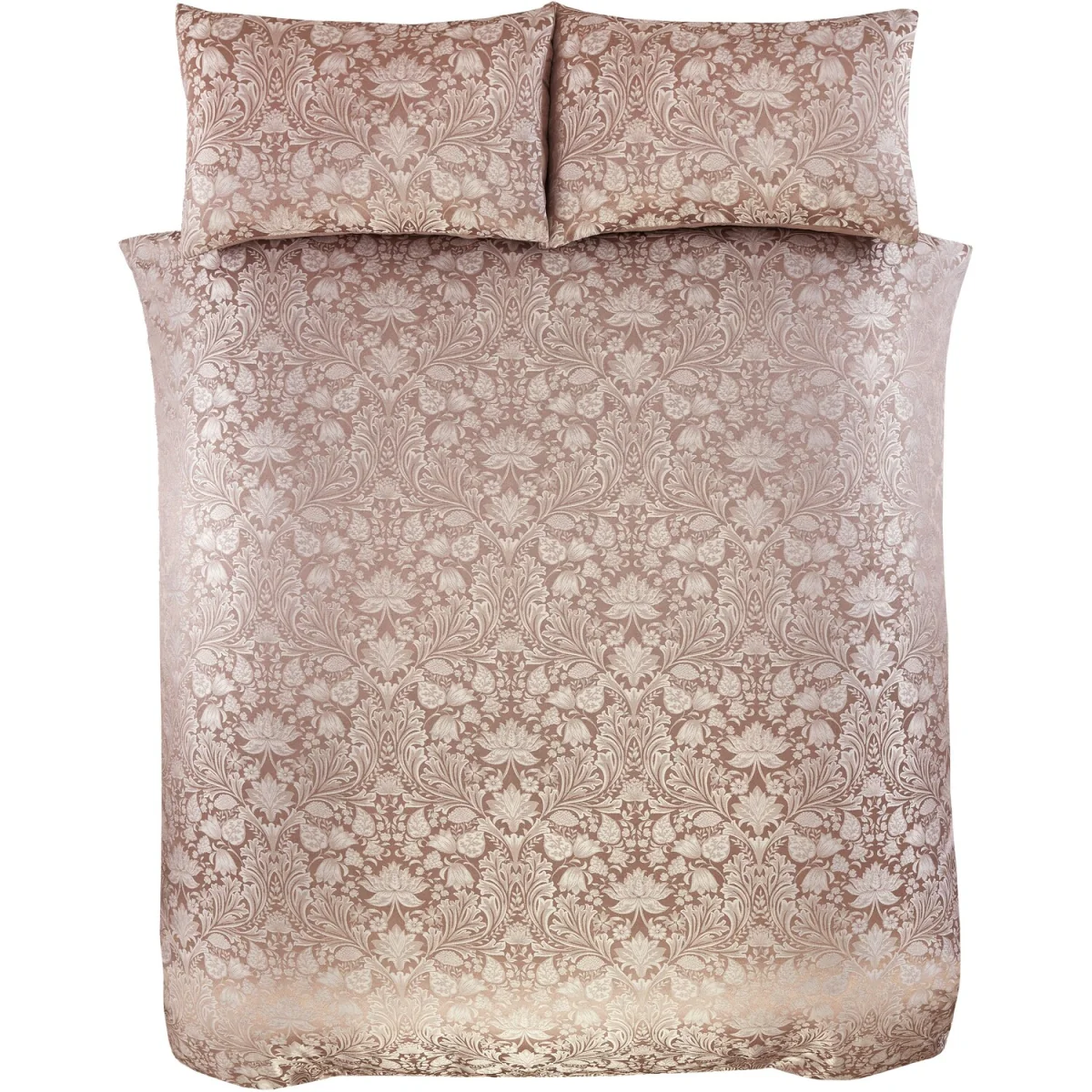 Damask Polyester Duvet Cover Bedding Set - Rose / Double – image 4