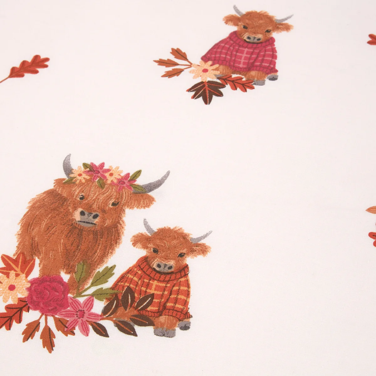 Lola Highland Cows Duvet Set - Blush / King – image 5
