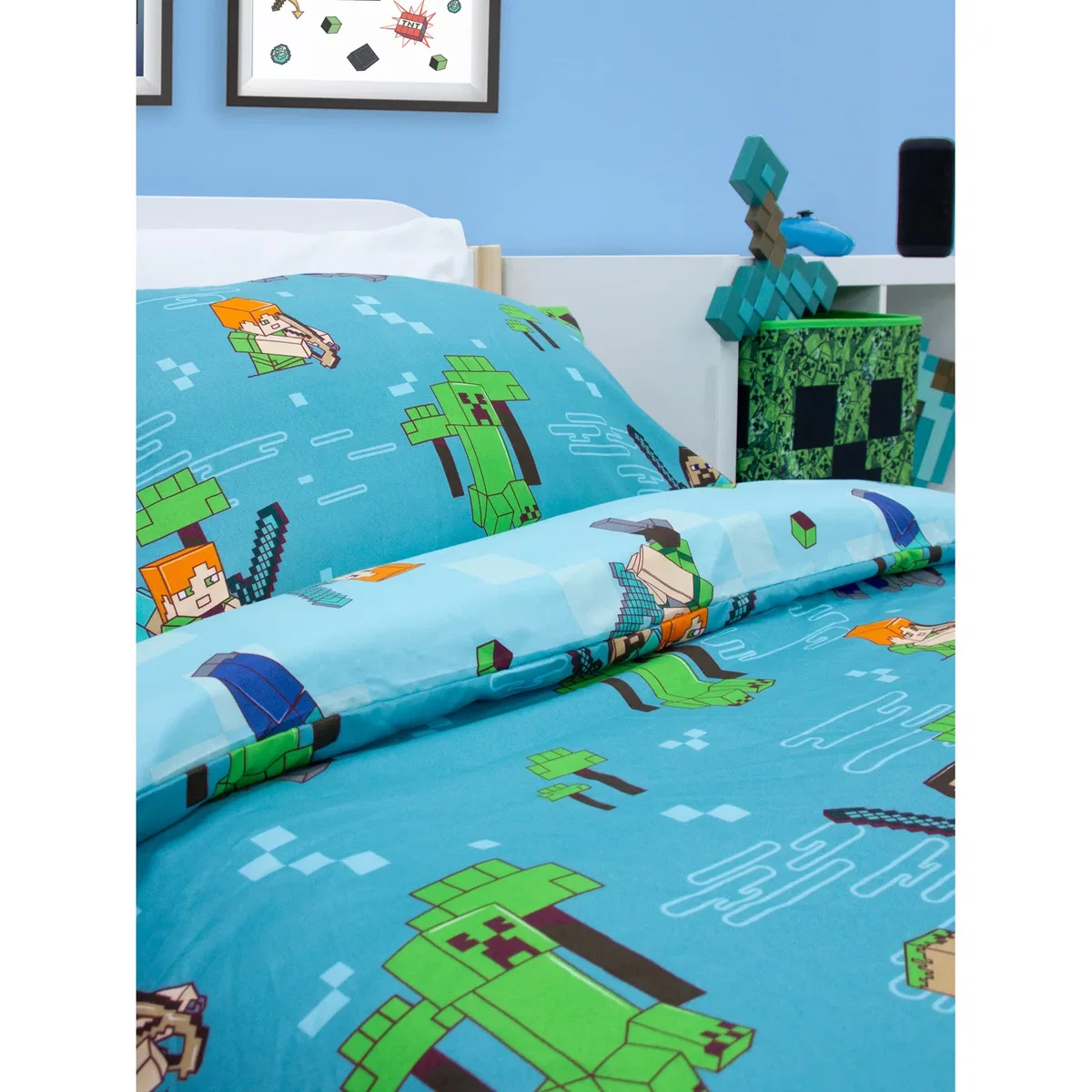 Minecraft Level Up Duvet Set – image 4