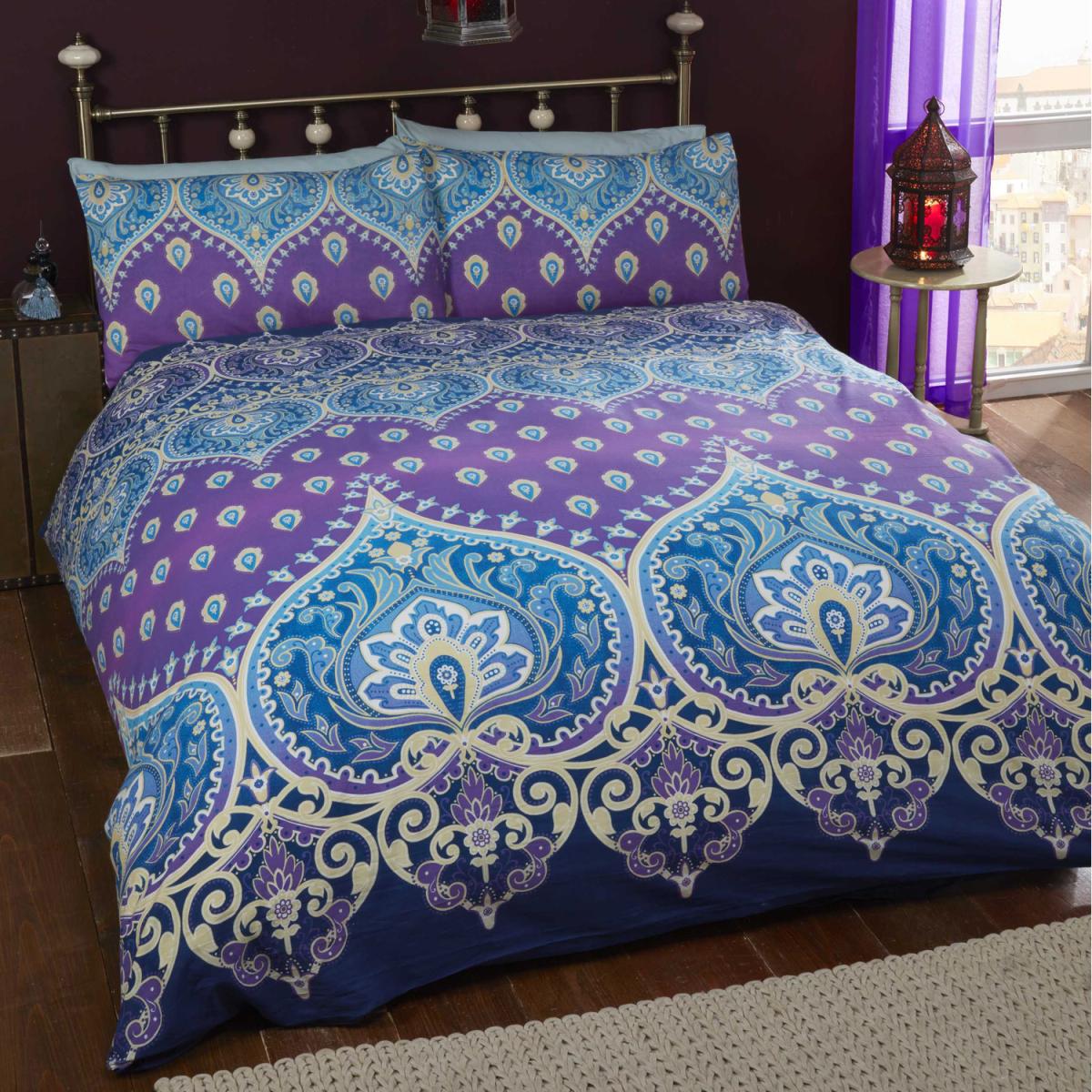 Asha Duvet Set - Sapphire
