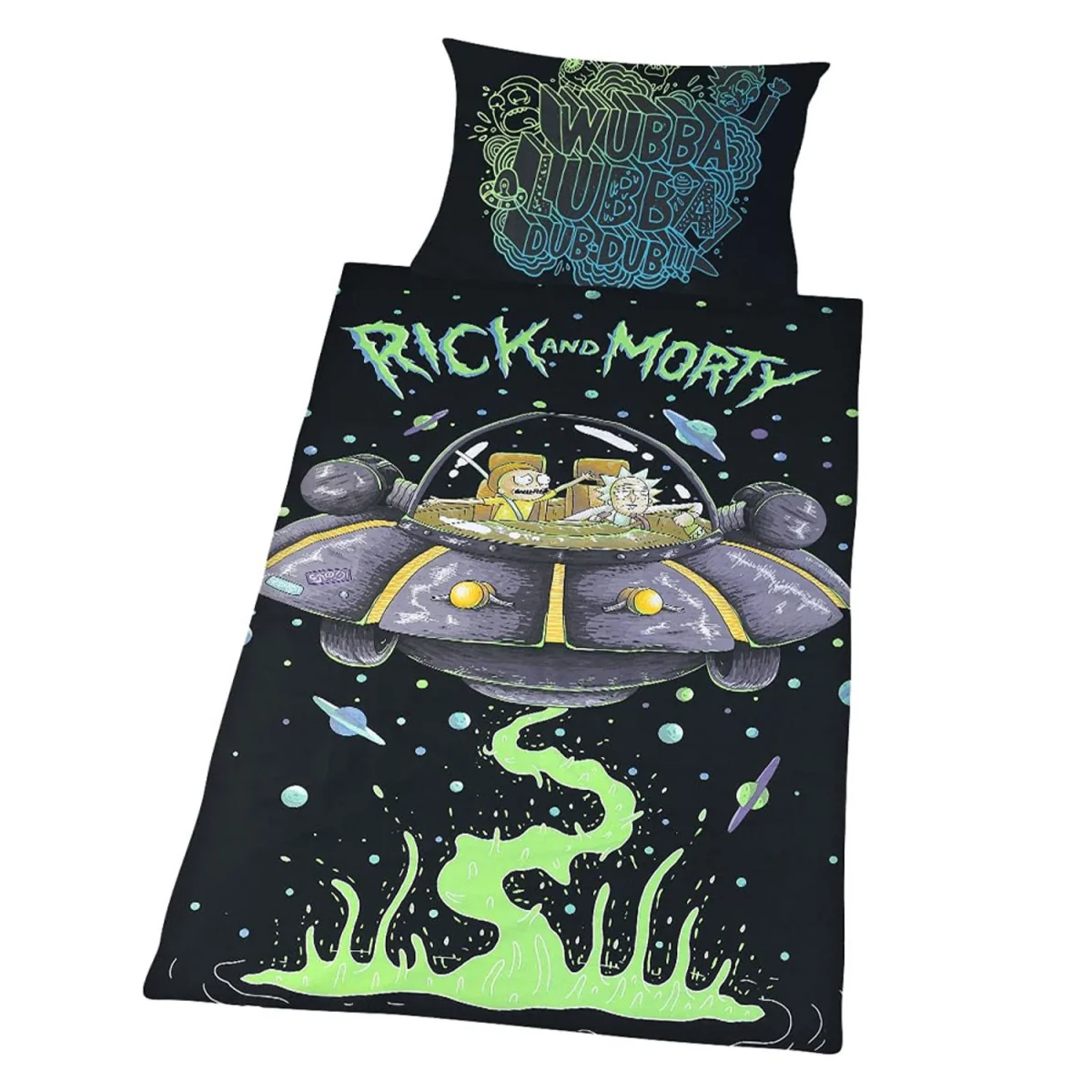 Rick And Morty UFO Reversible Duvet Set - Multicoloured – image 2