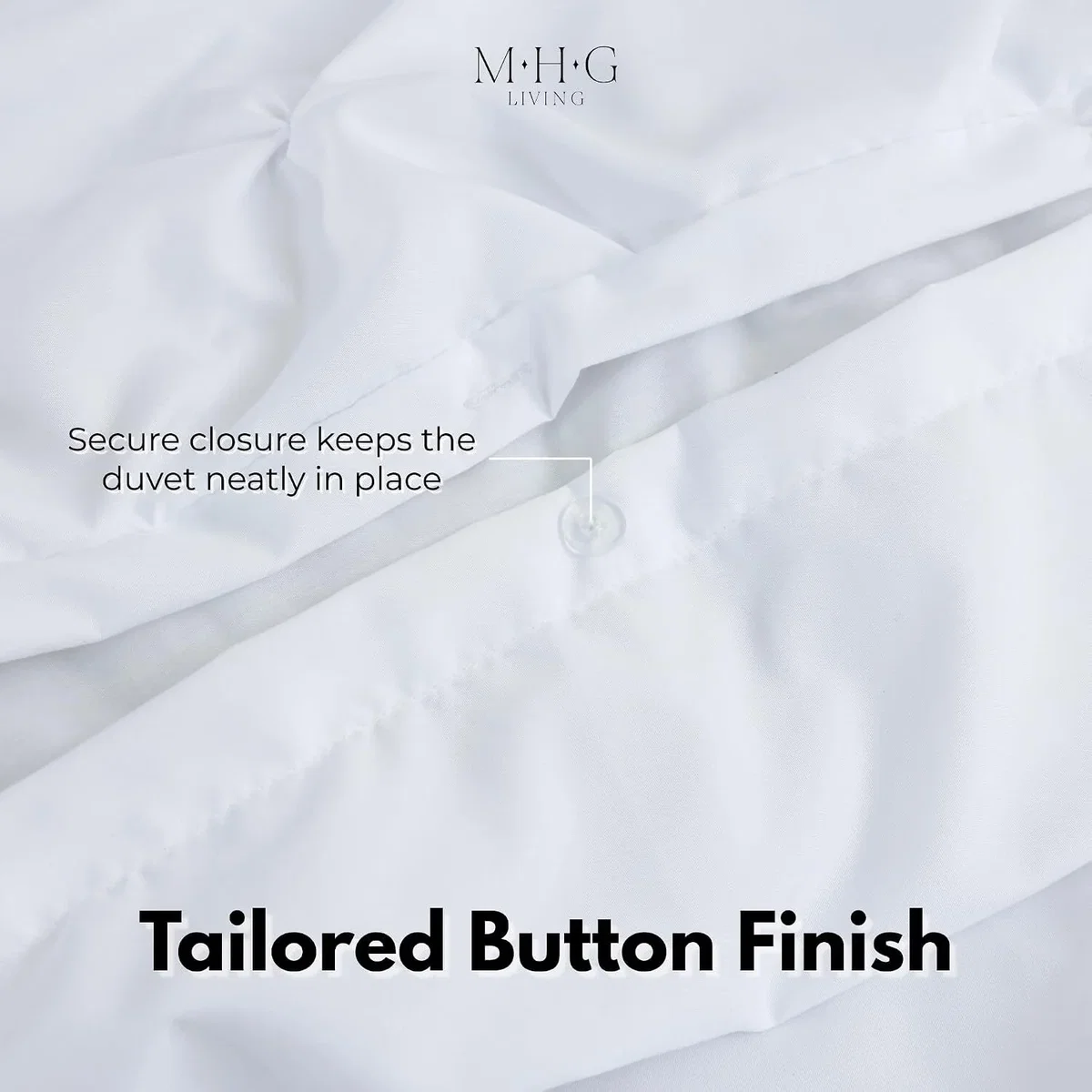 5 Piece Pintuck Duvet Cover Set with Fitted Sheet, Matching & Plain Pillowcases - White / Single – image 4