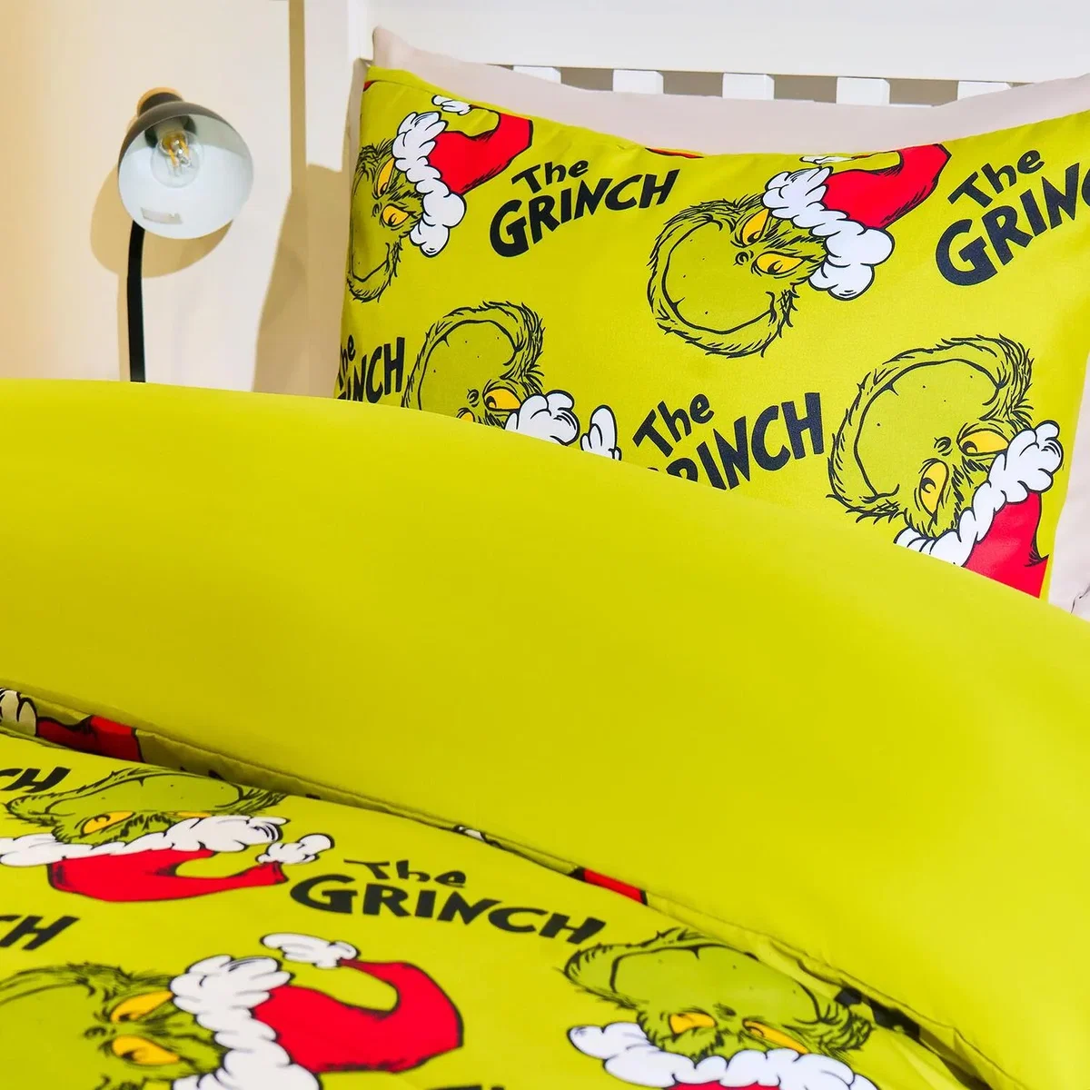 OHS Grinch Printed Duvet Set - Green / 0.57kg – image 5