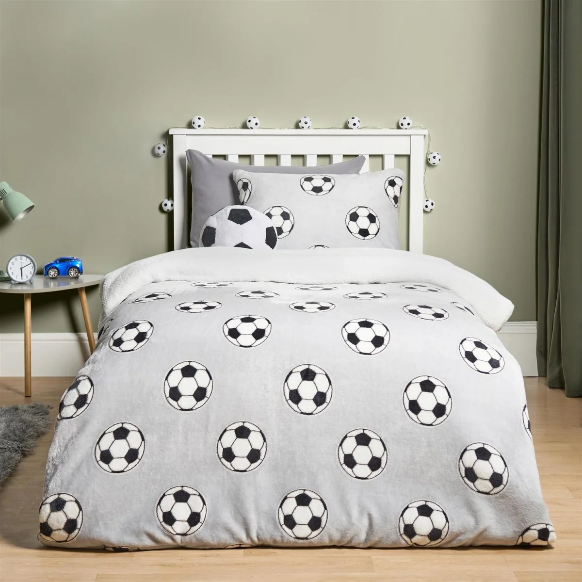OHS Gaming Glow In The Dark Duvet Set - Grey / 1.62kg – image 2