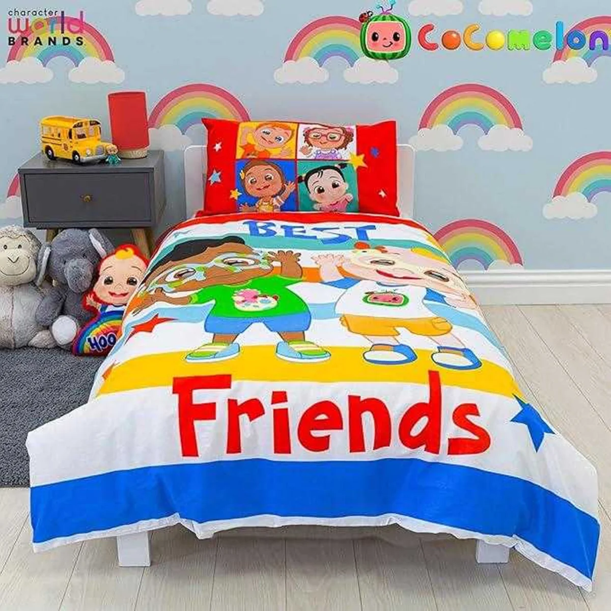 Cocomelon Best Friends Reversible Duvet Set - Multicoloured – image 3