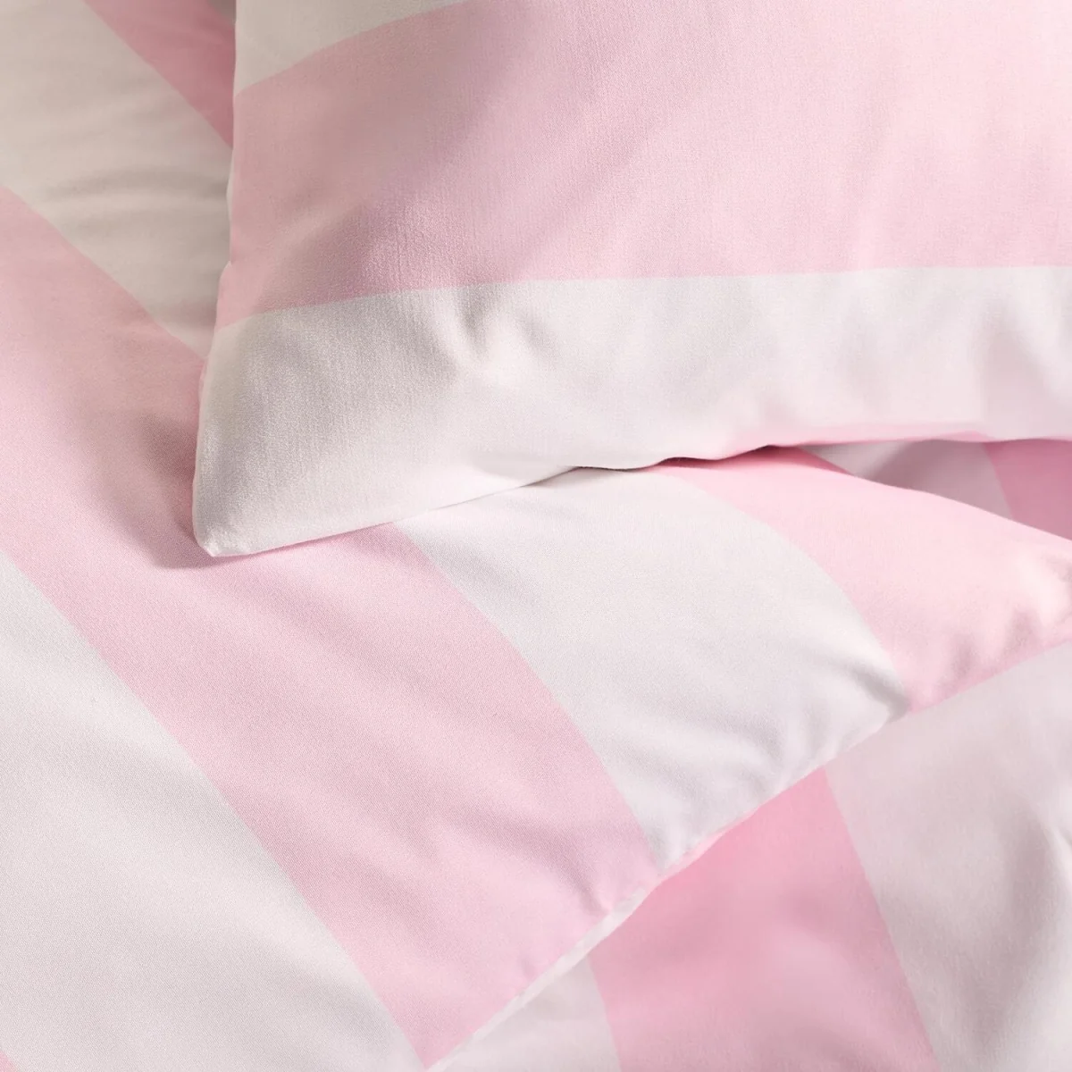 OHS Stripe Print Duvet Set - Pink/White / 0.8kg – image 1