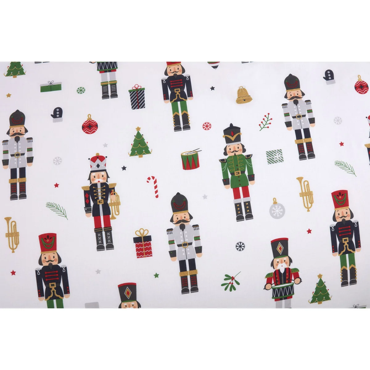 Christmas Nutcrackers Duvet Cover and Pillowcase Set - King size – image 5