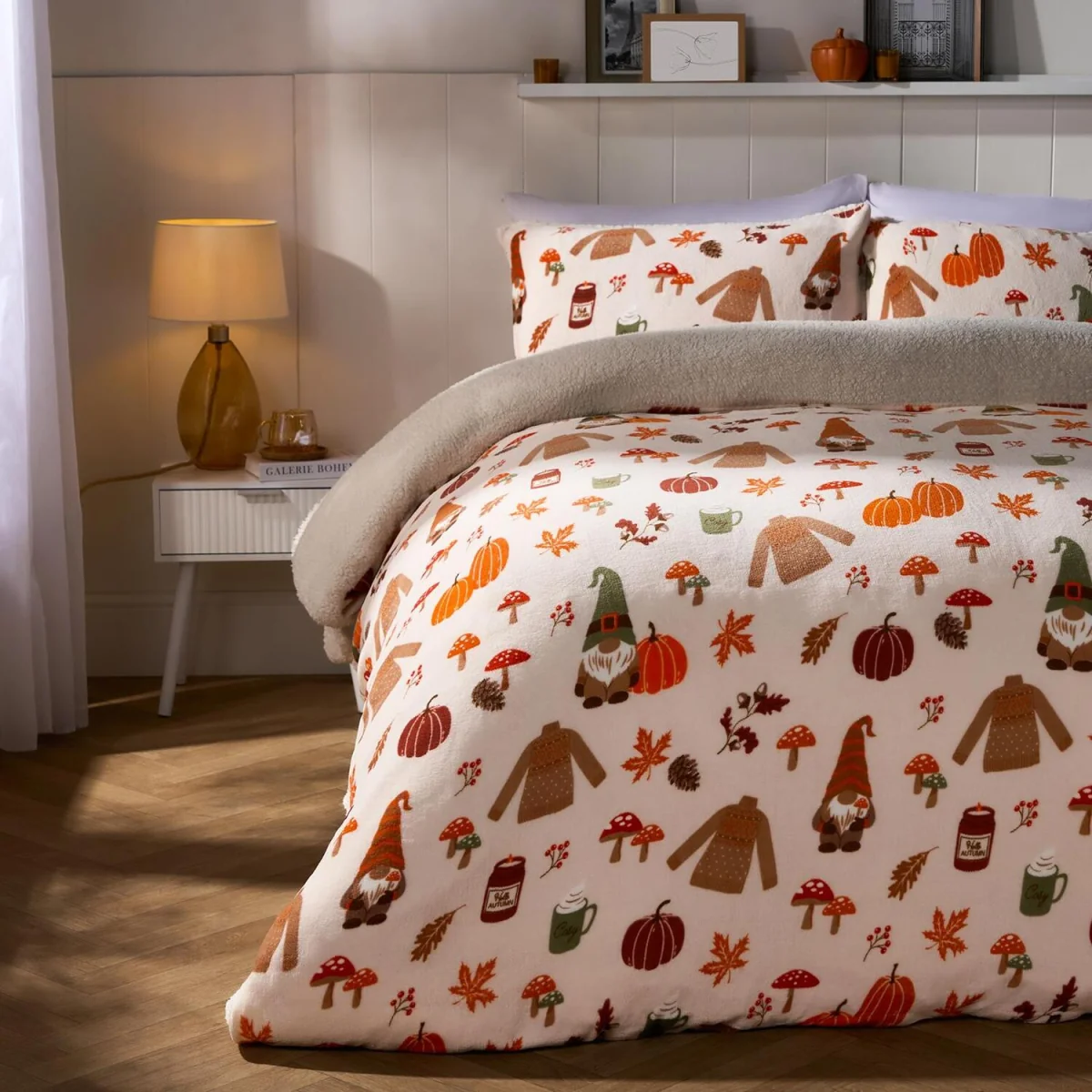 OHS Autumn Gonk Fleece Duvet Set - Rust / 2kg – image 2