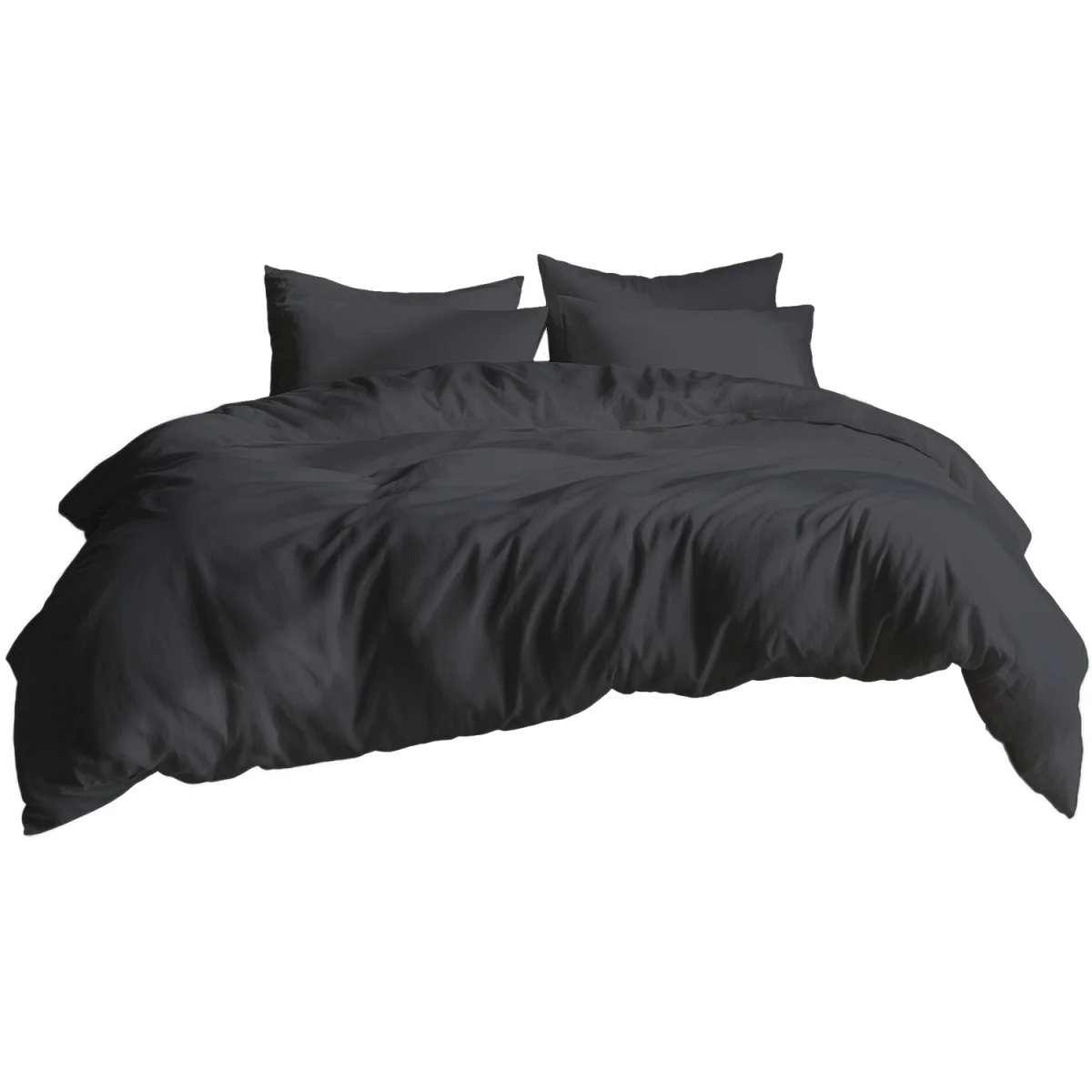 Plain Dyed Easy Care Polycotton Duvet Cover And Pillowcases Set Bed Linen - Lilac / Superking / 2.0kg – image 12