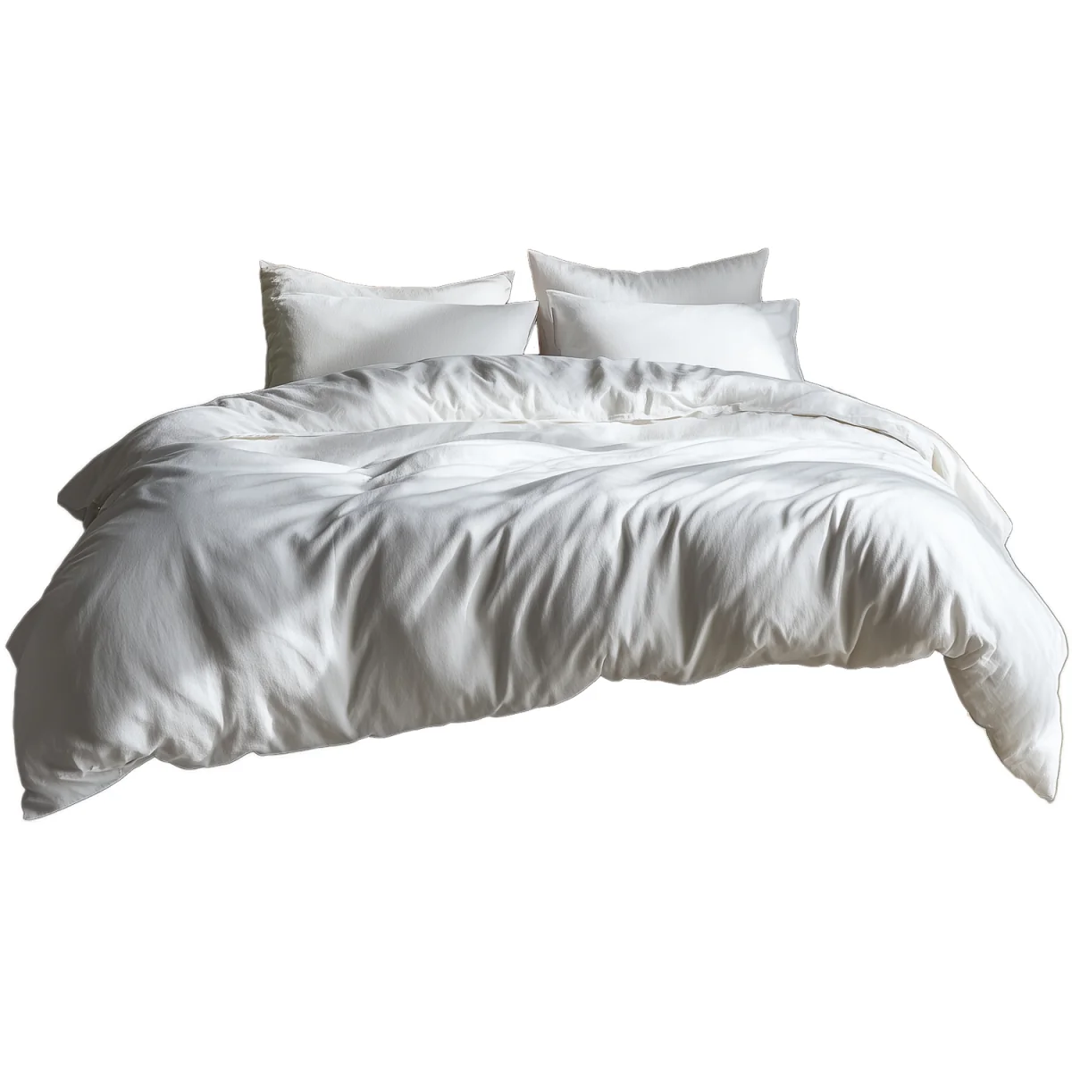 Plain Dyed Easy Care Polycotton Duvet Cover And Pillowcases Set Bed Linen - Lilac / Superking / 2.0kg – image 24