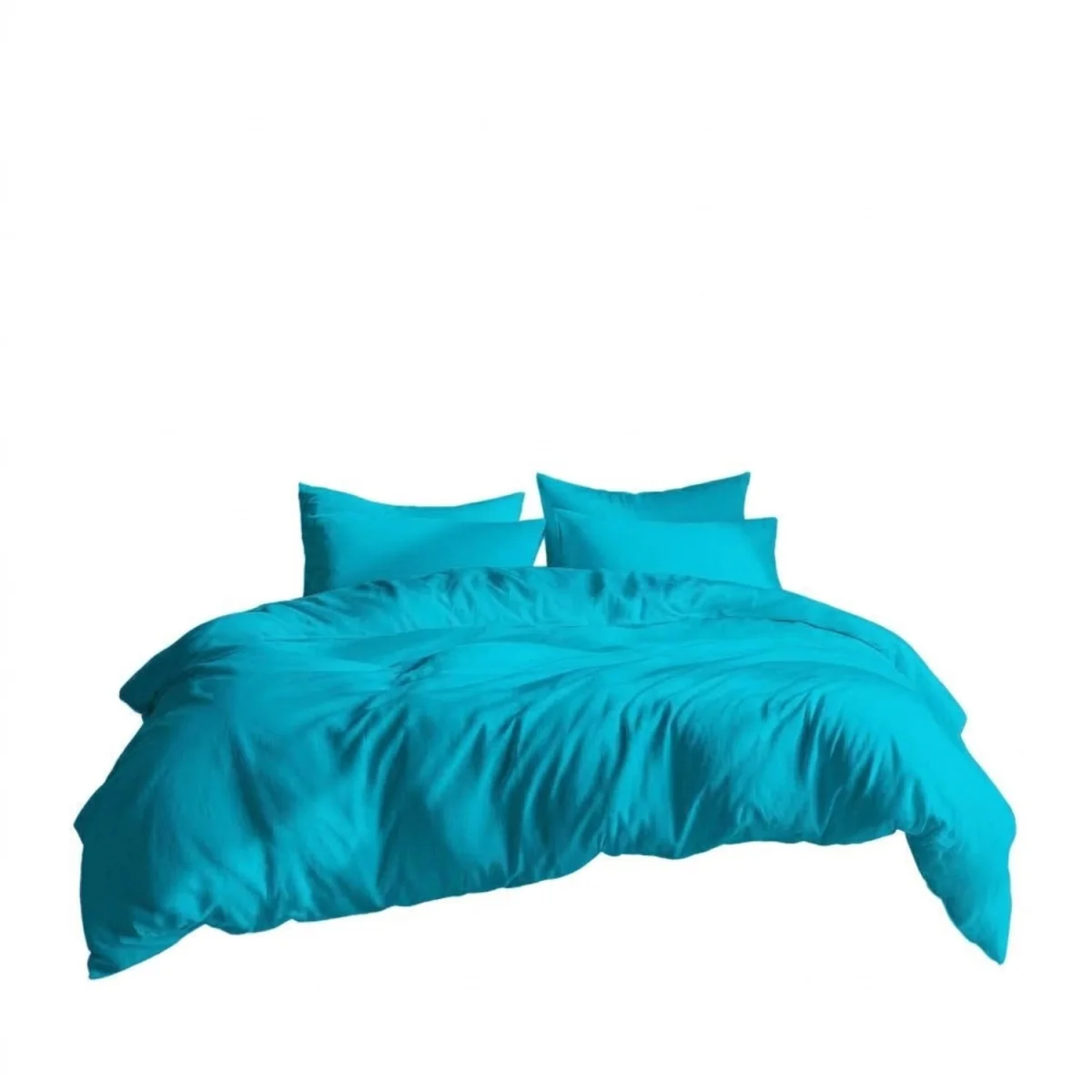 Plain Dyed Easy Care Polycotton Duvet Cover And Pillowcases Set Bed Linen - Lilac / Superking / 2.0kg – image 30