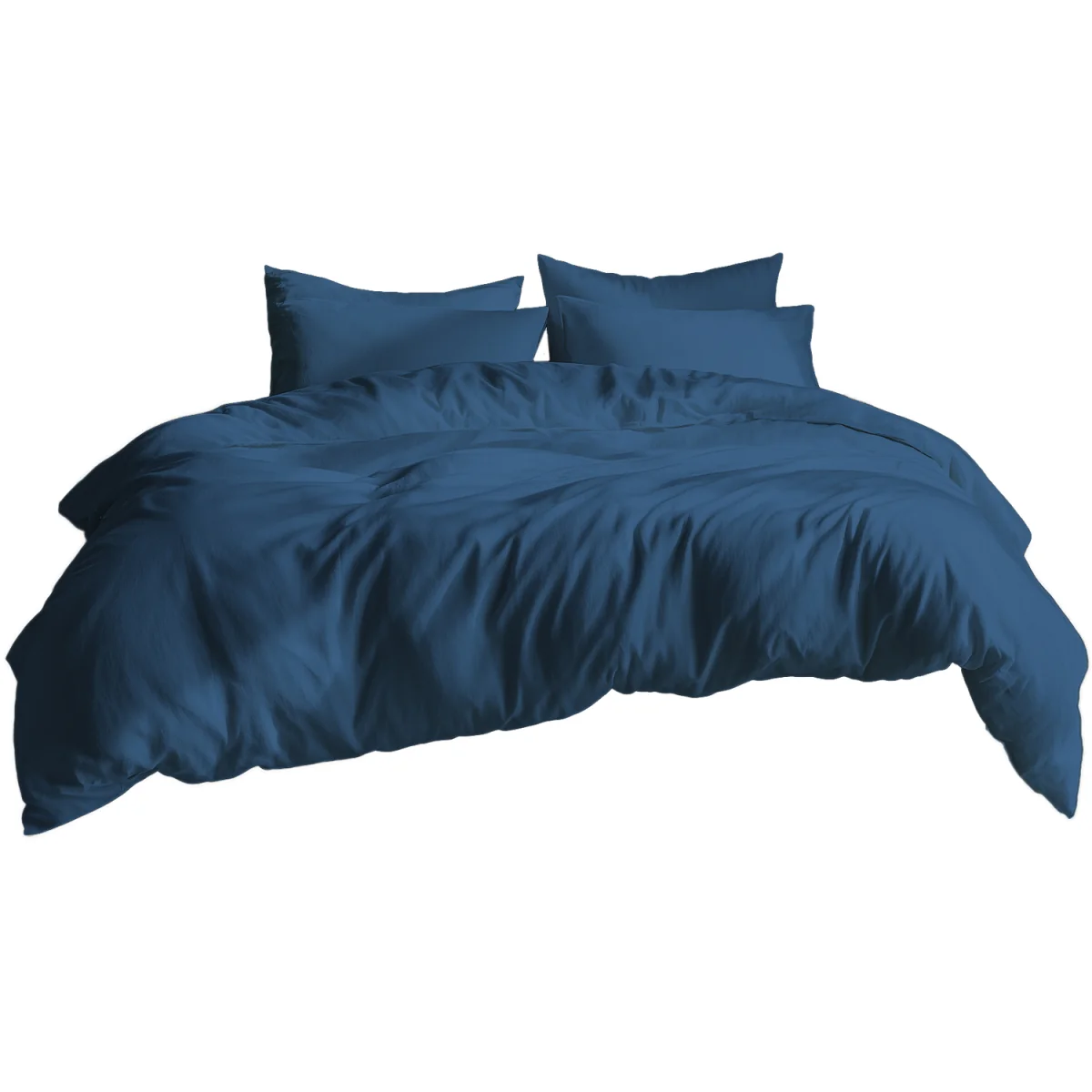 Plain Dyed Easy Care Polycotton Duvet Cover And Pillowcases Set Bed Linen - Lilac / Superking / 2.0kg – image 34