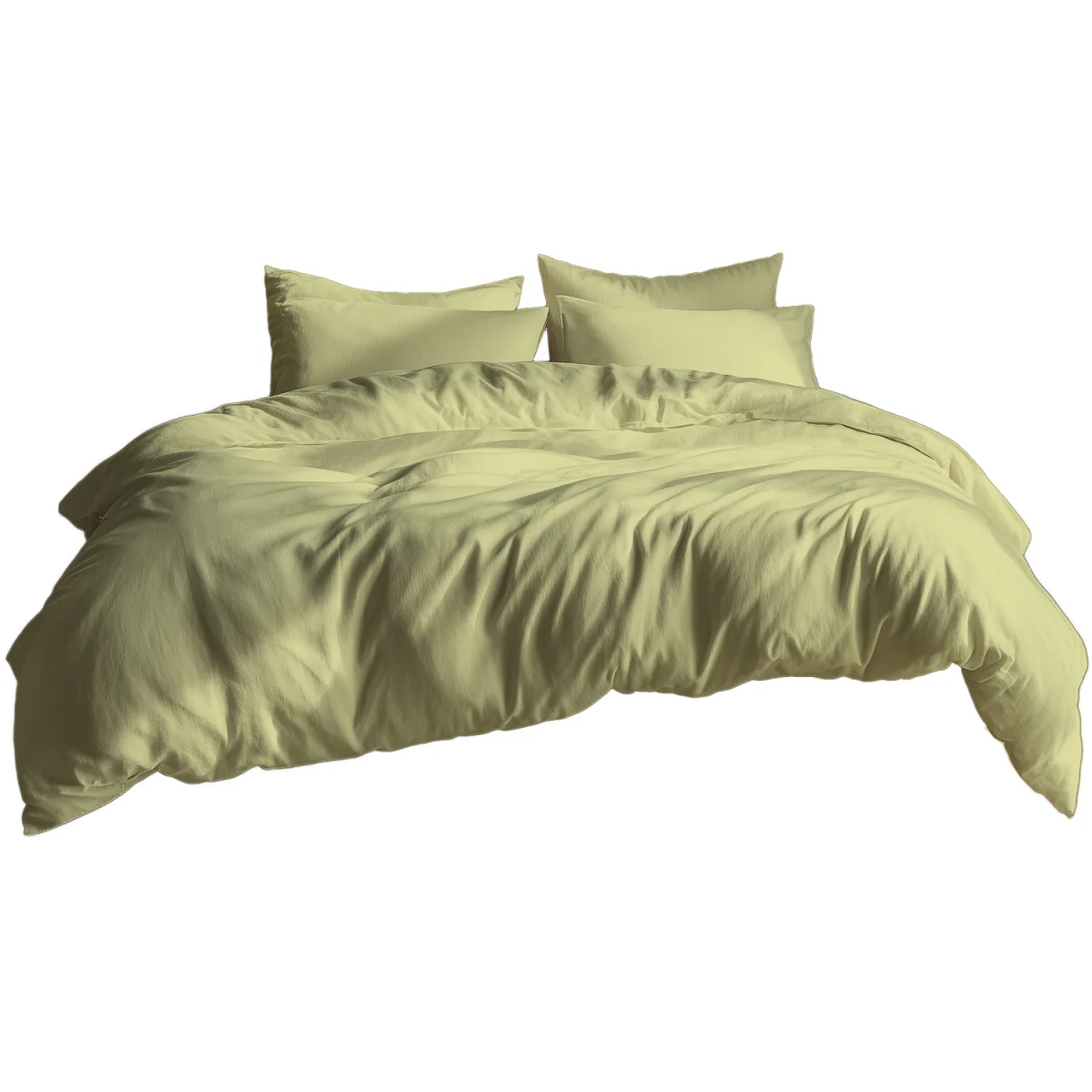Plain Dyed Easy Care Polycotton Duvet Cover And Pillowcases Set Bed Linen - Lilac / Superking / 2.0kg – image 36