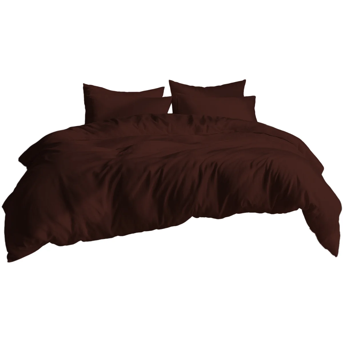 Plain Dyed Easy Care Polycotton Duvet Cover And Pillowcases Set Bed Linen - Lilac / Superking / 2.0kg – image 10