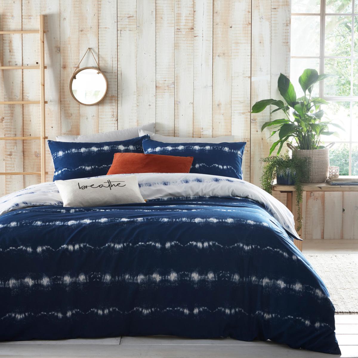 ARABI Tie Die Duvet Set - Indigo