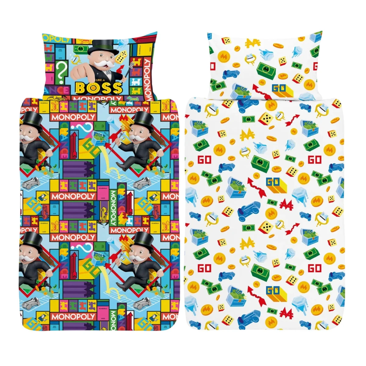 Monopoly Like a Boss Reversible Duvet Set - Multicoloured – image 2