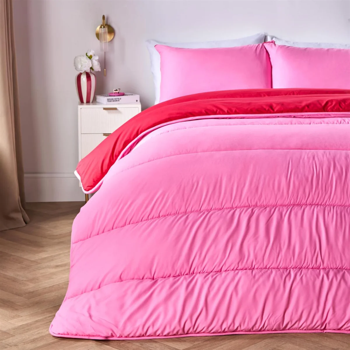 OHS Coverless 10.5 Tog Duvet Set - Hot Pink/Red / Double / 2.5kg / 28cm – image 25