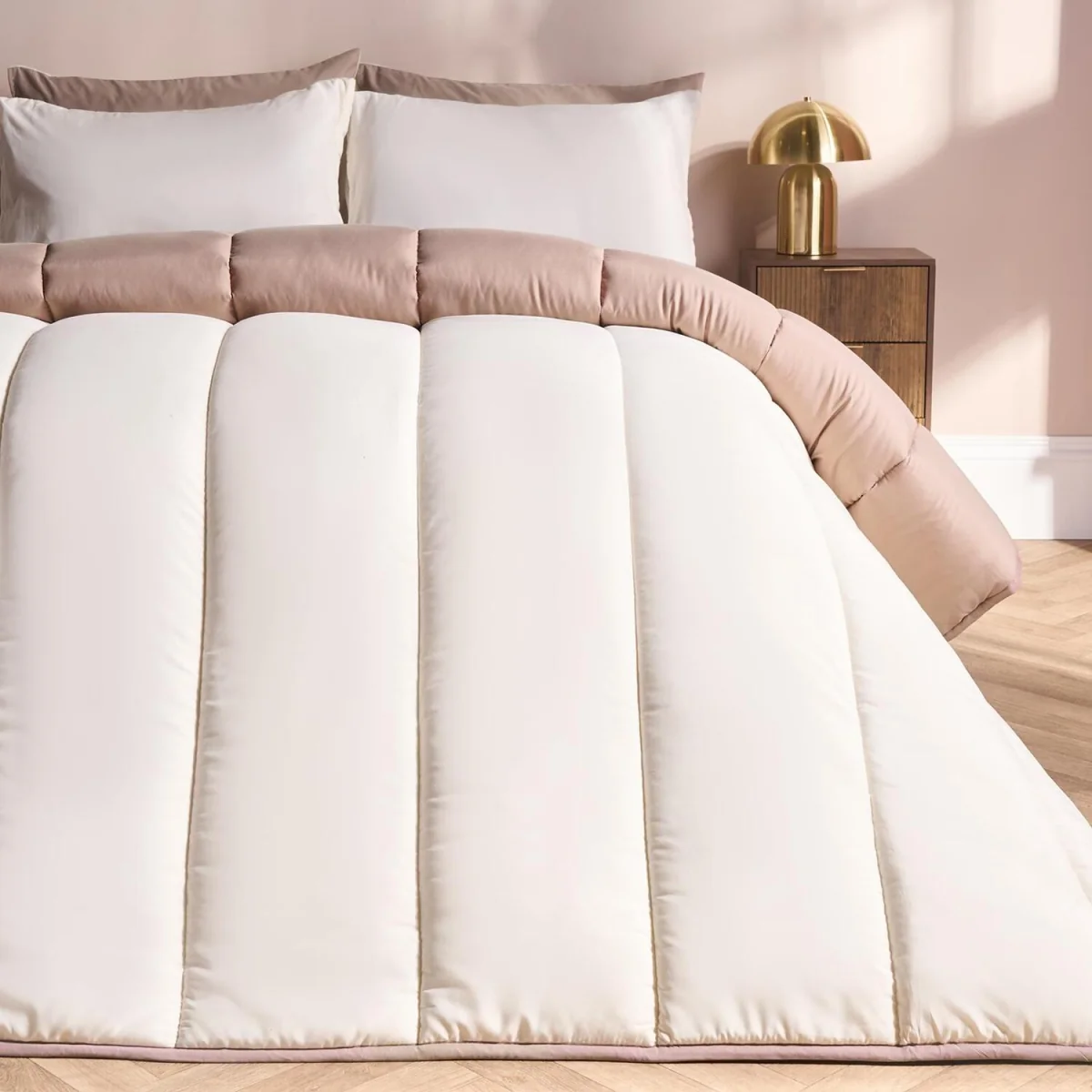 OHS Coverless 10.5 Tog Duvet Set - Hot Pink/Red / Double / 2.5kg / 28cm – image 7