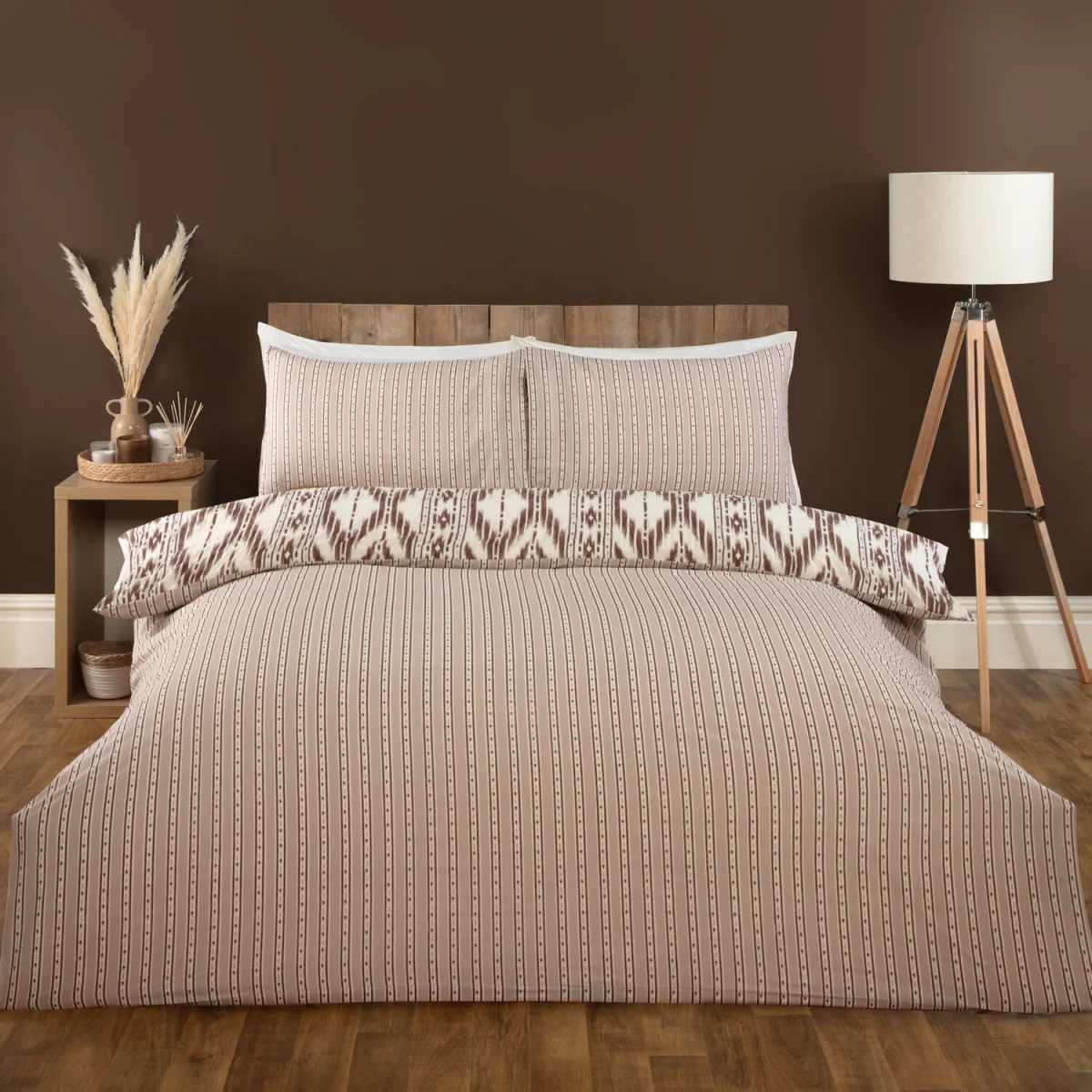 Arizona Seersucker Duvet Set - Natural / Superking – image 2