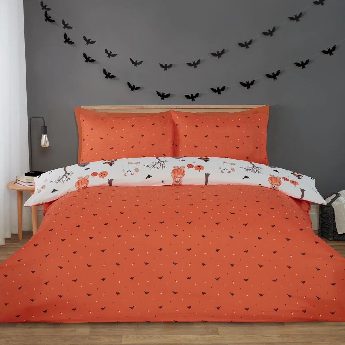 Buddy Bear Halloween Duvet Set - Natural / Single – image 2